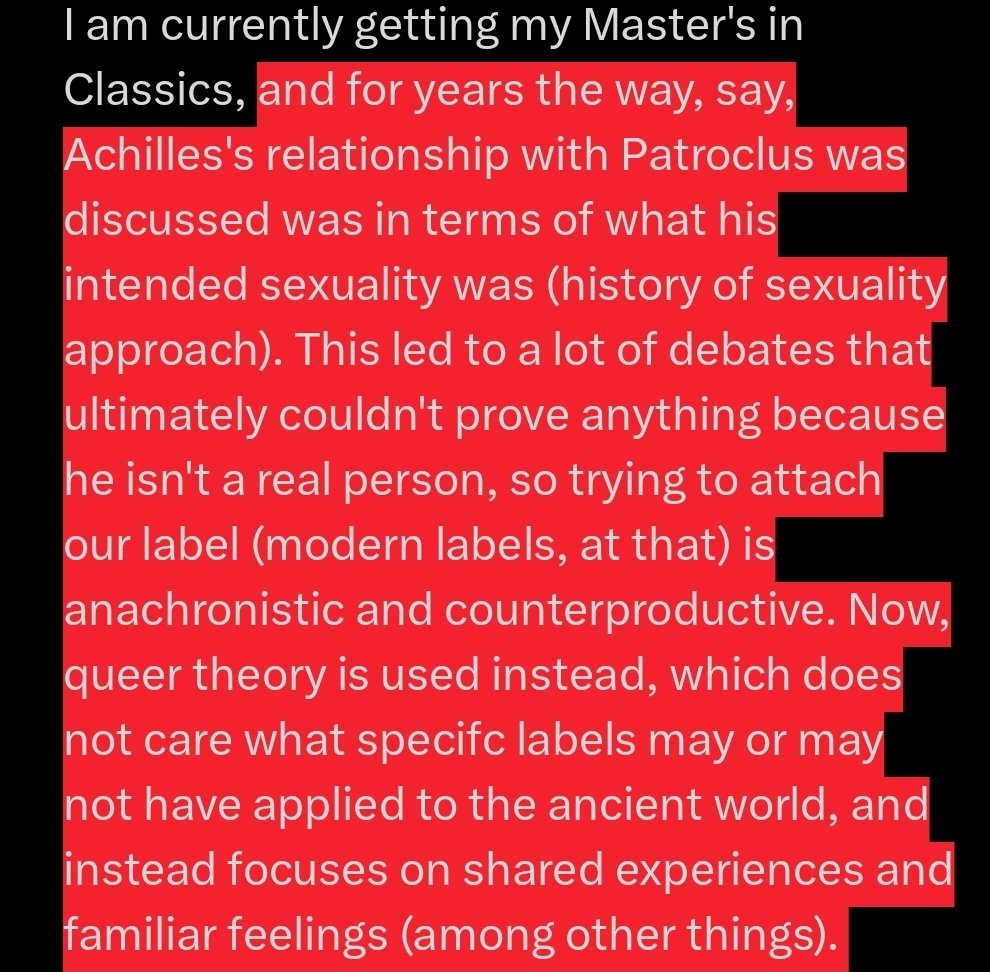 pogiamiga's tweet photo. @lesbians4hgj This seems like a safe space, so I'll spill my thoughts I've been holding back.

I think the whole "bi or gay" WWX debate is not that important, and that's because I regularly deal with a similar debate in my professional field. https://t.co/fnVVoTRenP
