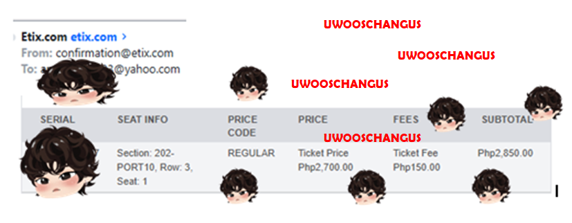 uwooschangus's tweet photo. WTS LFB   

YENG CONSTANTINO 
BIYAHENG BENTE DAY 1   
Aug 28, 2026  

1 CHINITO LANE
SECTION 202 PORT 10 ROW 3 SEAT 1

Can transfer etix now  

Same price 2700+150 (Ticket Fee)

#BIYAHENGBENTE
#YENGCONSTANTINO https://t.co/I7cbEO561a