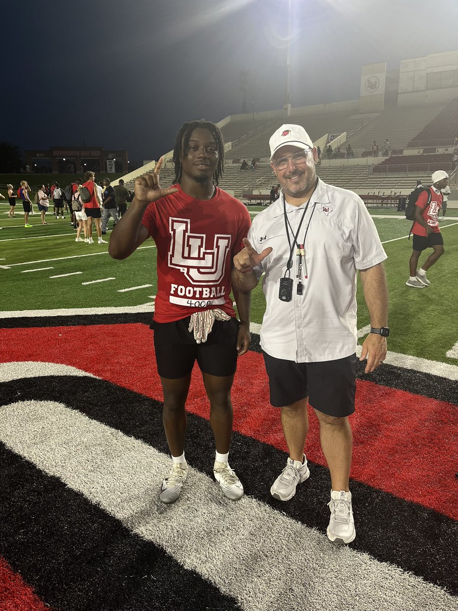 Draydenbacon09's tweet photo. #AGTG after a great camp experience and conversation with @coachmac_22 I am blessed to receive my first D1 offer from @LamarFootball ‼️‼️ 🔴⚪️⚫️ #GOCardinals @Coach_Cannata @CoachRossomando @JEBuchta07 @thedeepball @coachmerch @APWALK1 https://t.co/AyXxXJ0wK4