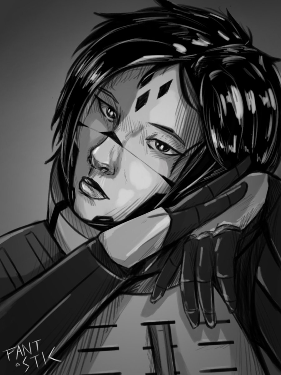 Tastic_Name's tweet photo. Kolibri Sketch Portrait for tonight 
Using random BS brushes lol

#SIGNALIS #Signalisfanart https://t.co/Q9fjkwHE28