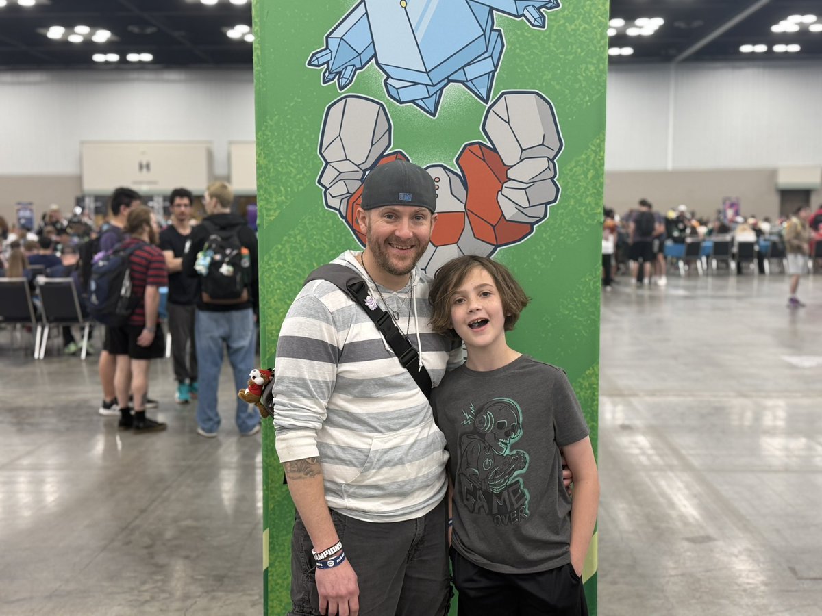 UncleB0n3s's tweet photo. Thank you, Indy! The little guy’s opening round regional busted luck streak continues (Lopunny into Chomp and Lucario does not work). 

Dad on the other hand… locked up my first day 2, and took 227/1974.  I had one goal this year. ✅ Another hot run with spoons… https://t.co/NNMnRCYi7d