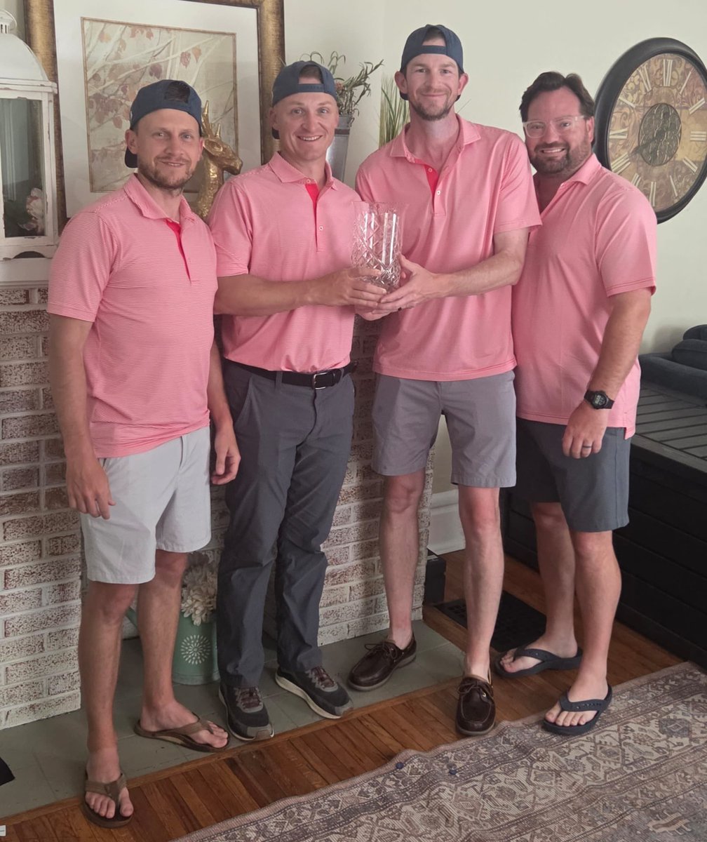 GolfWithKG's tweet photo. Team USA got the Win again this year 🙌🏻👏🏻🔥 

36 holes at Westbrook CC 
18 at Jefferson CC 
18 at The Virtues 

Absolutely perfect weather over the past three days 🙌🏻👏🏻🇺🇸☀️ https://t.co/uOAmLmYAjH