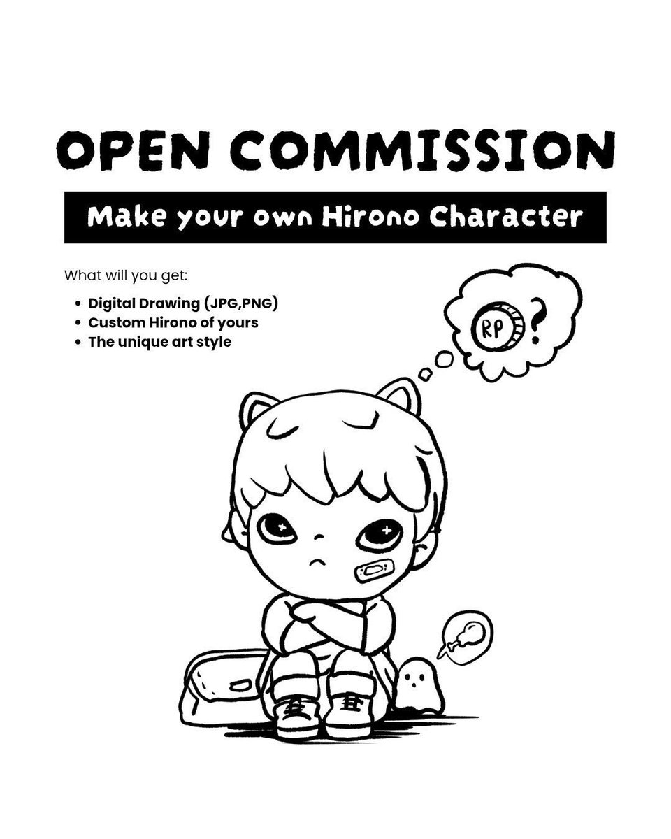 heretodesu's tweet photo. OPEN COMMIS HIRONO! Siapaaa nich yang mau custom gambar Hirono versi diri sendiri? Boleh dong sisa WA atau DM aku yash! Request sesuai imajinasi dan referensi kalian🕺cocok untuk kadoo kadoo lutcuw❤️❤️ #zonauang #zonaBA #jokitugas #commission https://t.co/i3MqiztFYS