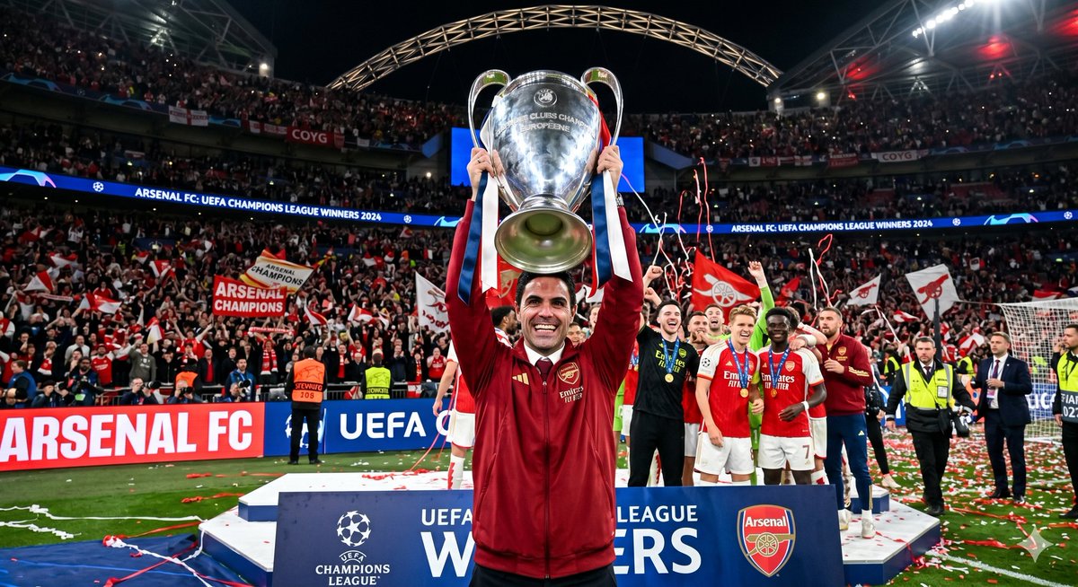 chandrachannel_'s tweet photo. @tirta_cipeng siapa bilang Arsenal gak ada foto piala UCL?
tinggal kasih prompt Gemini langsung ada kok 😂 https://t.co/XREfizjT9O