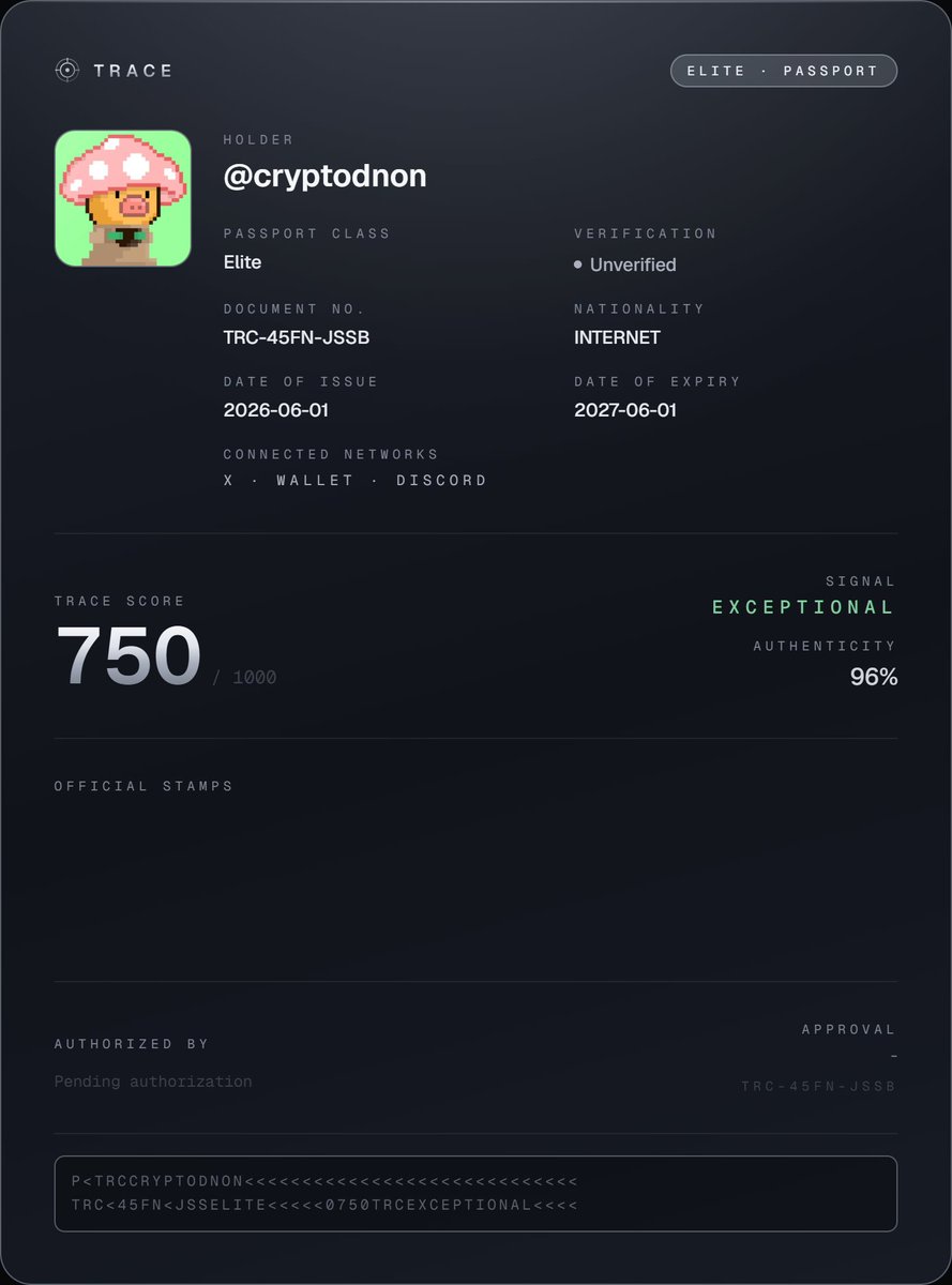 cryptodnon's tweet photo. I just hit Elite on @traceeco_io.

Detecting real users in the age of machines.

https://t.co/oqNyygB9SS https://t.co/xfoYJsYBgH