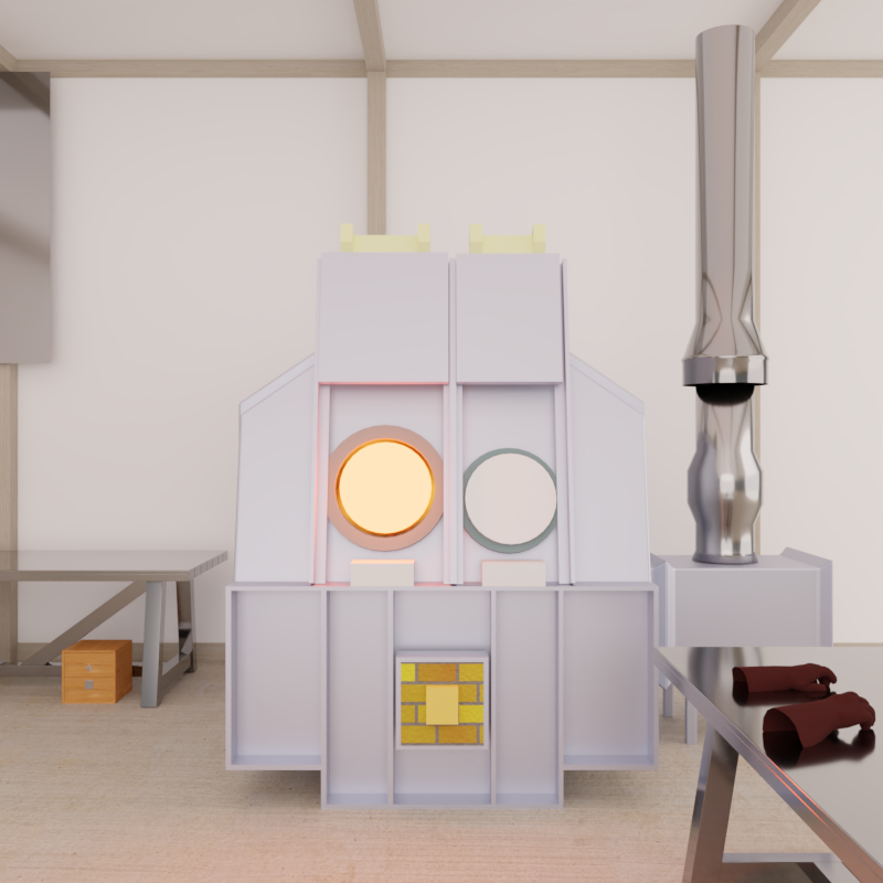 TristoreEscape's tweet photo. モデリングの労力の割に出番が少なかったガラス溶解炉です。

#Blender https://t.co/cJjfEF1aed