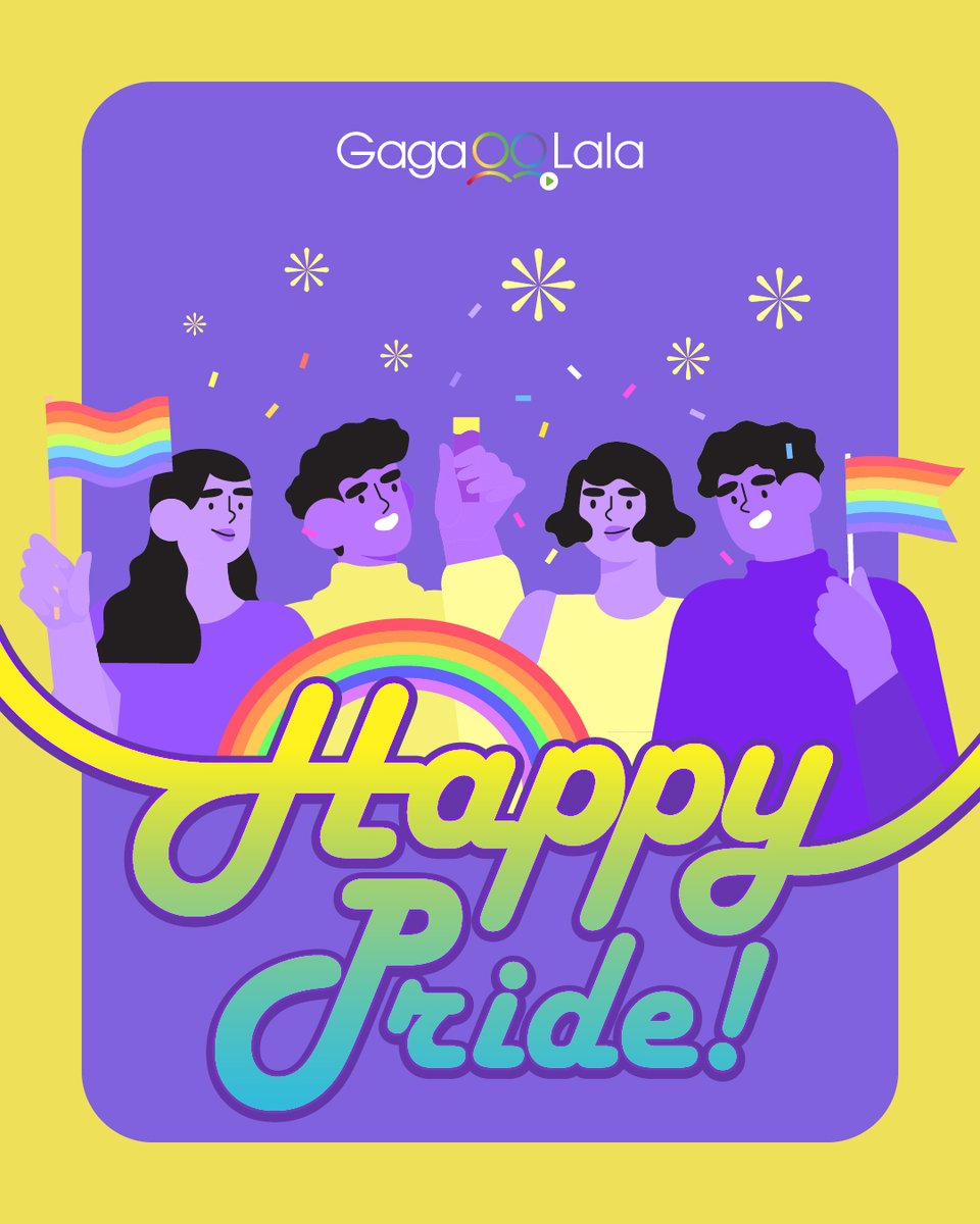 gagaoolala's tweet photo. Happy Pride to the gays, theys, wlws, lesbians, and all the letters of the LGBTQIA+! Let's all remember the fight that every queer person did so bravely.

Remember to be even gayer together! 🌈🌺🏳️‍🌈💞

From all the gays, lesbians, bi's &amp; 6 straights on GagaOOLala

#Pride2026 https://t.co/rEm4d8bKBA