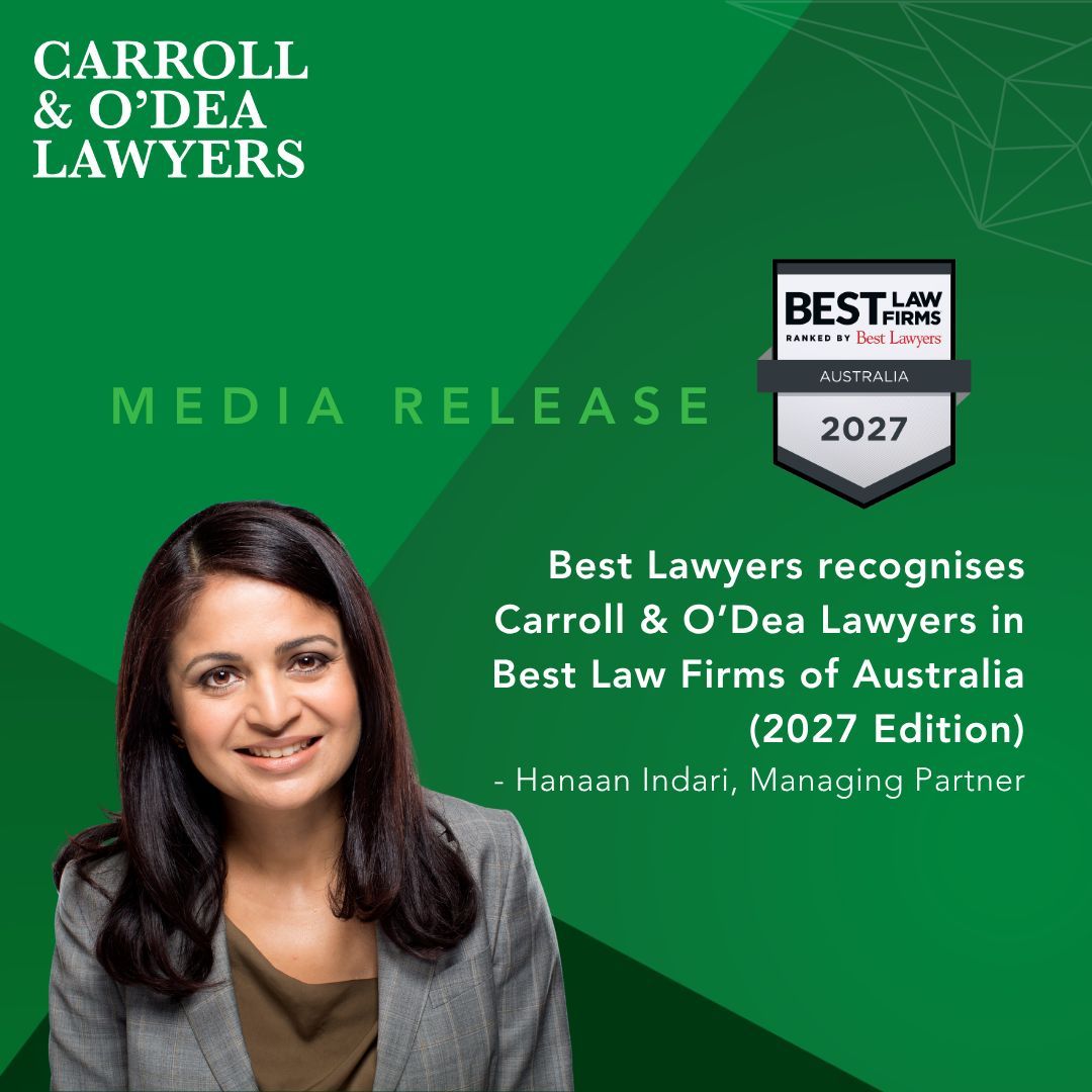 carrollodea's tweet photo. Our Firm has been recognised in the 2027 edition of The Best Firms in Australia 2027 for Medical Negligence.

Read more here https://t.co/kcpBF1jugt https://t.co/VycUZ4iavH