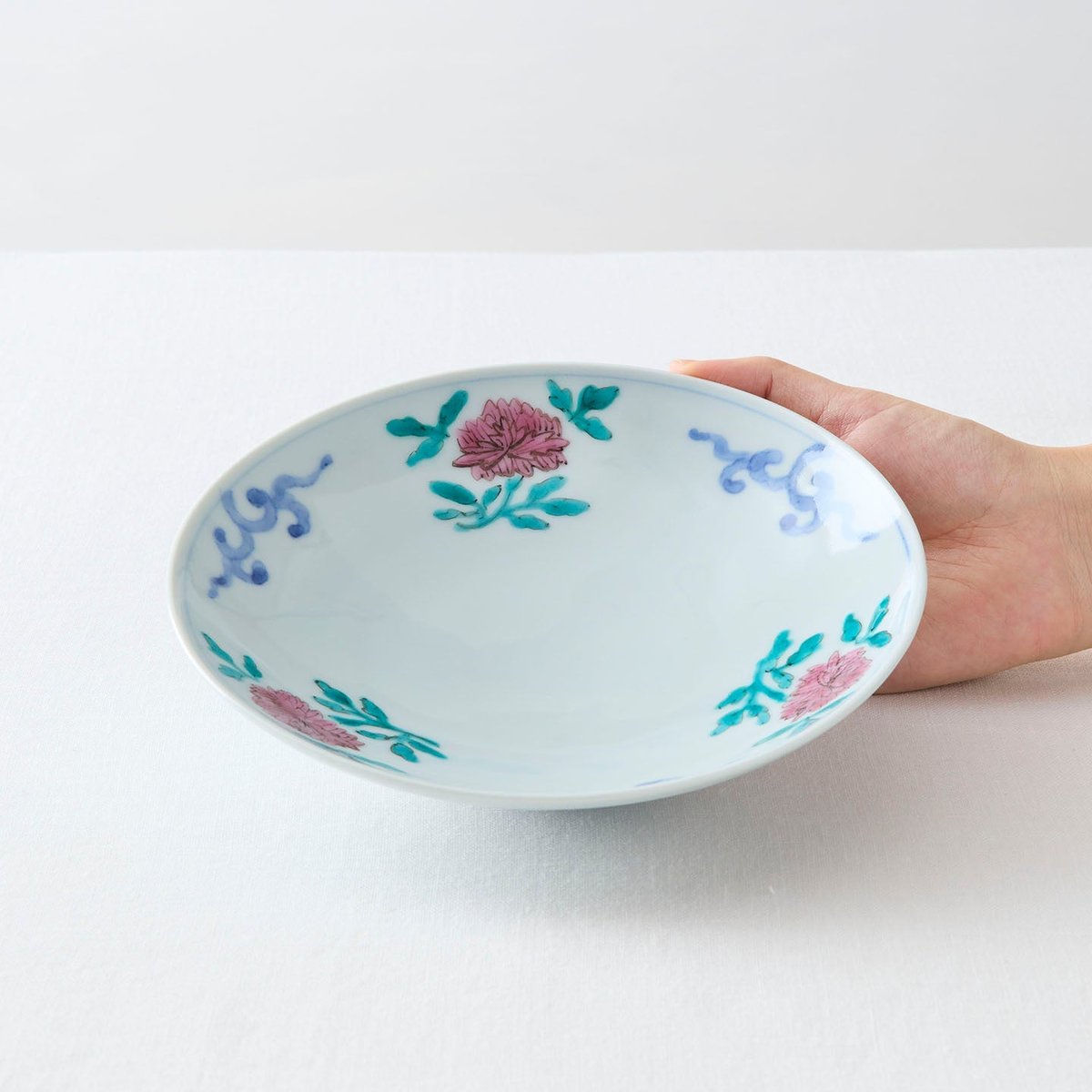 📣今週6月3日(水) 再入荷告知🔈 □清水なお子さん ｜ 色絵牡丹唐草6寸