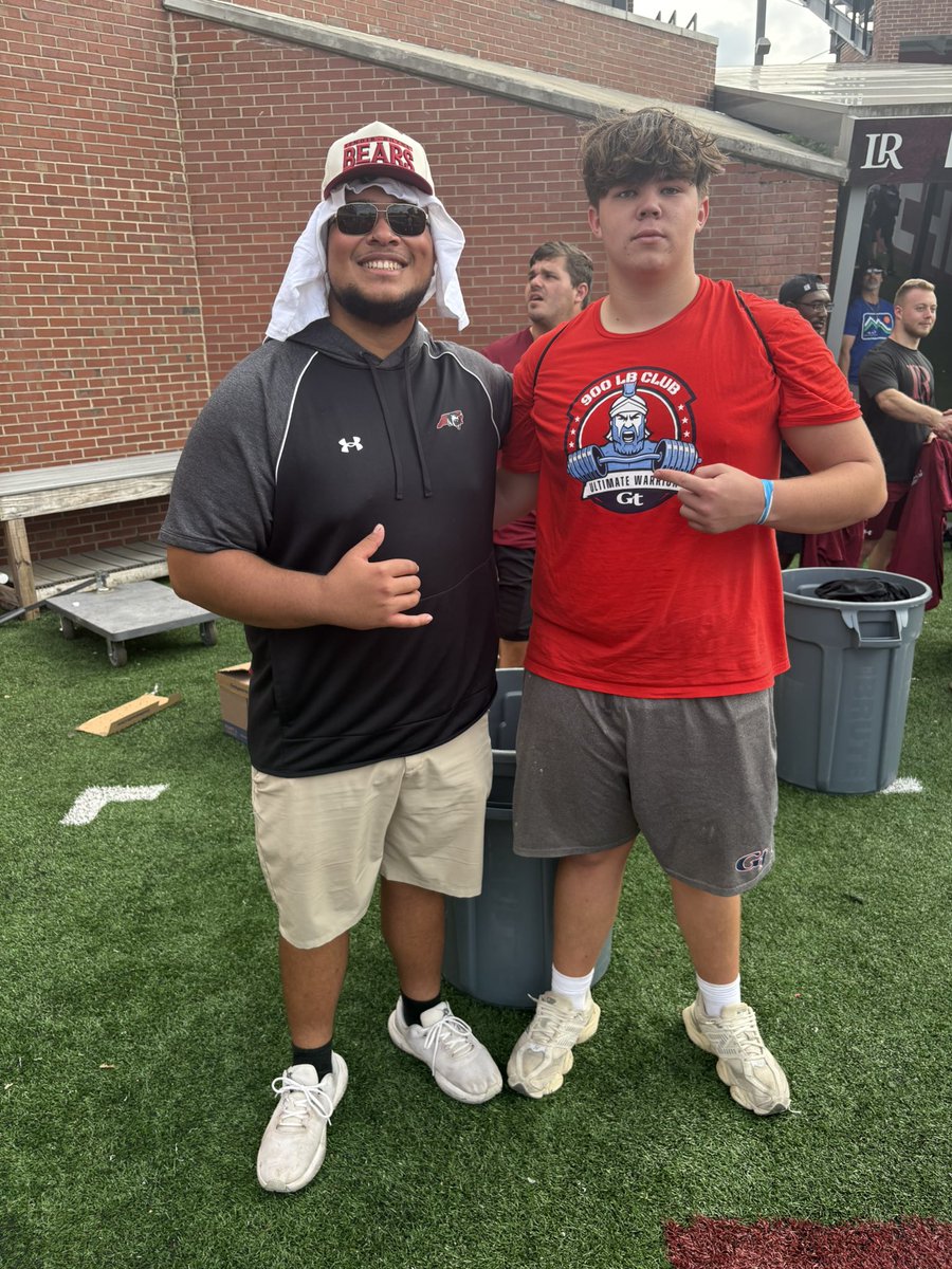 CarterMessick's tweet photo. Wanted to thank @LRBearsFootball coaches for an amazing camp today!!! Love this place. Can’t wait to get up for a game this fall.  @CoachJLord1 @coachSocha See you guys soon!!! https://t.co/z4Y39JAGkS