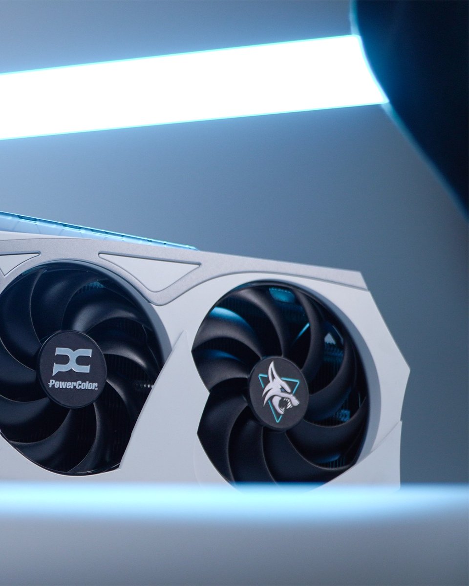 PowerColor's tweet photo. PowerColor REVA - Clean, Sharp, Ice-cold Aesthetics❄️ https://t.co/VcRYNLdwdO