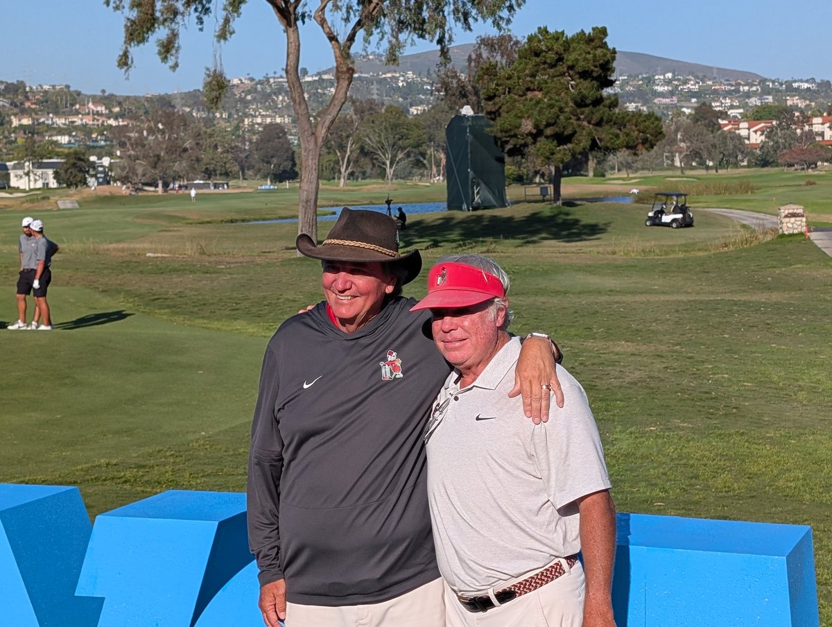 AgoraGolf's tweet photo. Congrats on a hell of a career to @ugahaacker and Jim Douglas. Met these two 15 years ago at the Colorado regional and became an instant fan. Proud to call them friends and look forward to their next chapter. The best. https://t.co/XIAbC7n0JO