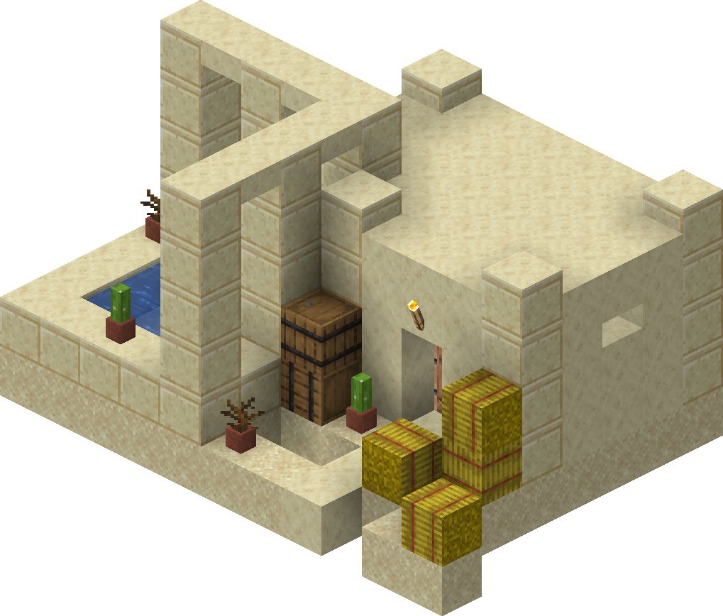 Marmitex78's tweet photo. Lots of people don't realize simple structures like villages and ruined portals are for the players to learn building layout &amp; game mechanics

While more complex structures are lore-important and challenging

Structures aren't just "loot buildings", they're teachers https://t.co/nrLQPOZiFu