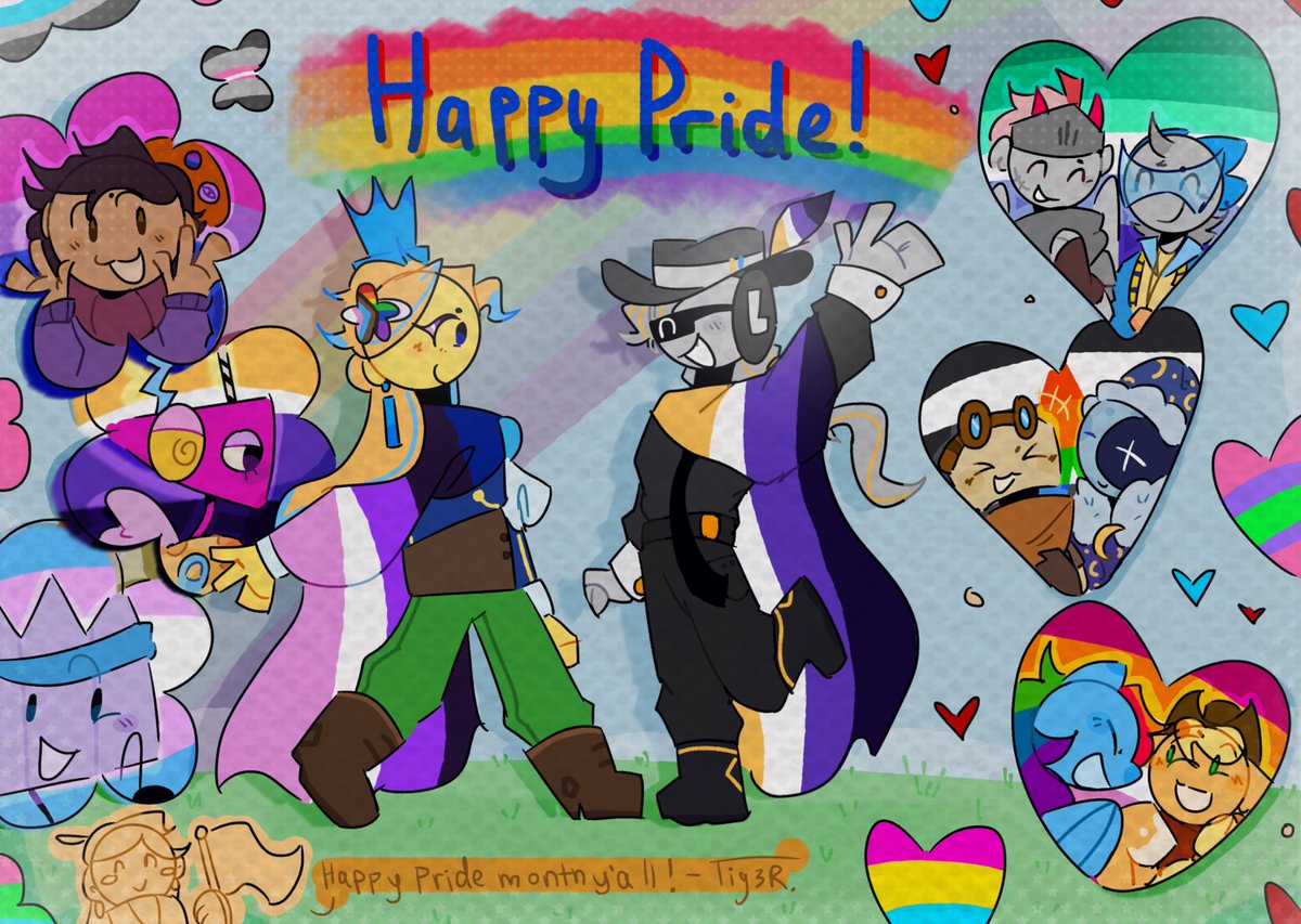 T1geryum's tweet photo. Happy #pridemonth ! Posting this early b/c I'm scared I'll forget 
Holy tags.
-
#mlp #Ichance #forsaken #TheOwlHouse #toh #tpot
#phighting #Tadc #Zooble 
#swordphighting #rocketphighting #Luztoh
#dandysworld #moonshell
#Shellydw #Astrodw #Rainbowdashmlp #Applejackmlp #Rainbowjack https://t.co/OqUuRr6iMe