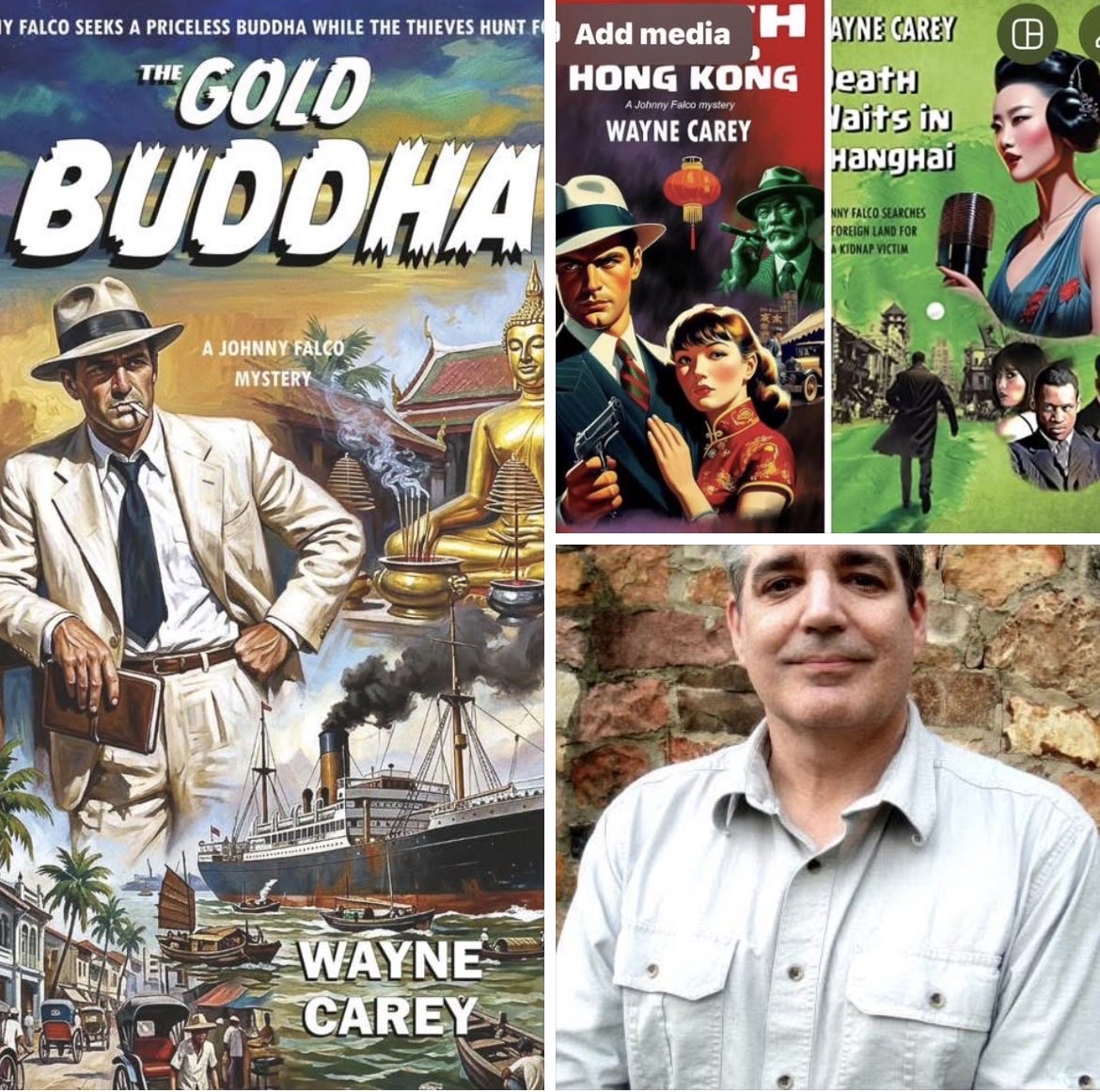 parente_audrey's tweet photo. The Gold Buddha another Johnny Falco exploit by Wayne Carey published by
https://t.co/ZPwhUXgWg2
A thief stalks the Straits Settlements. When a life-size gold statue goes missing, Johnny Falco barely arrives when the friend who called him is murdered. https://t.co/1eToPMcWkY