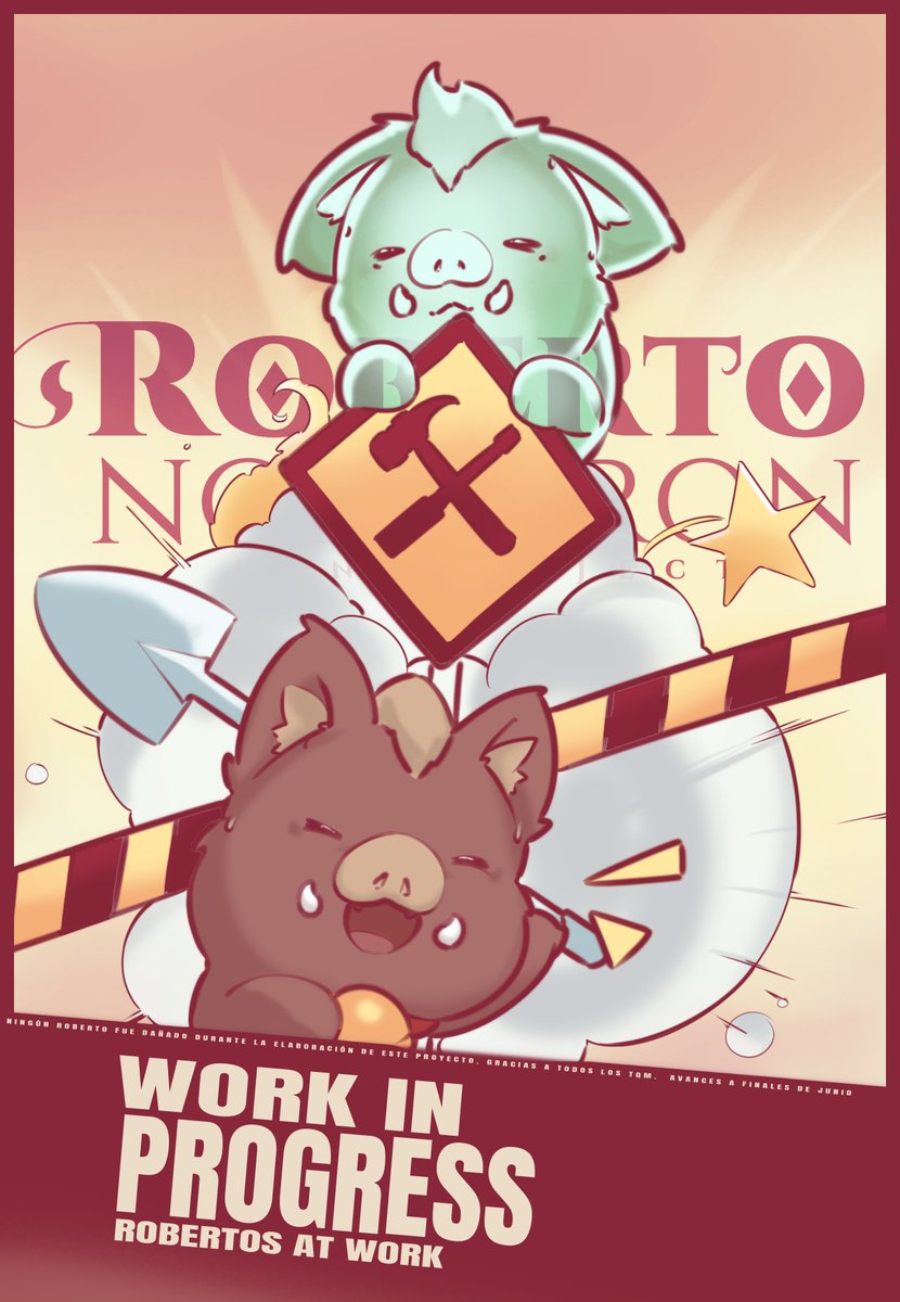 Kyu9n_'s tweet photo. ROBERTOS AT WORK! 💪
Seguimos terminando el proyecto. Esta es la ultima oportunidad que tienes para participar 🫵🐗Domingo 7 de junio.

La participación está siendo increíble 😭Los tqm a todos. https://t.co/Eb6lRrWwjI