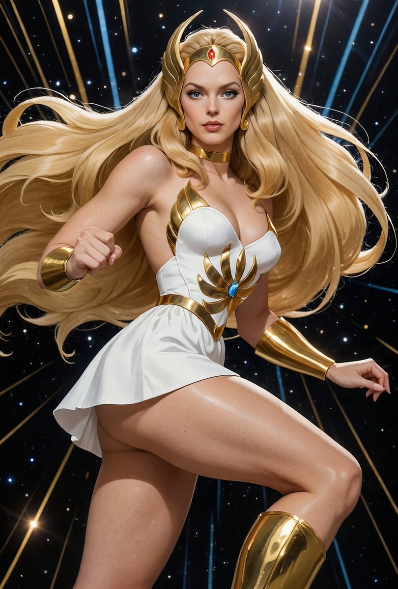 RhiannonInSL's tweet photo. @JohnThwaites10's illustrations of She-Ra, Princess of Power, in a photorealistic style.
#AIart #derivativeart #sfw https://t.co/SqhLKQAKDv