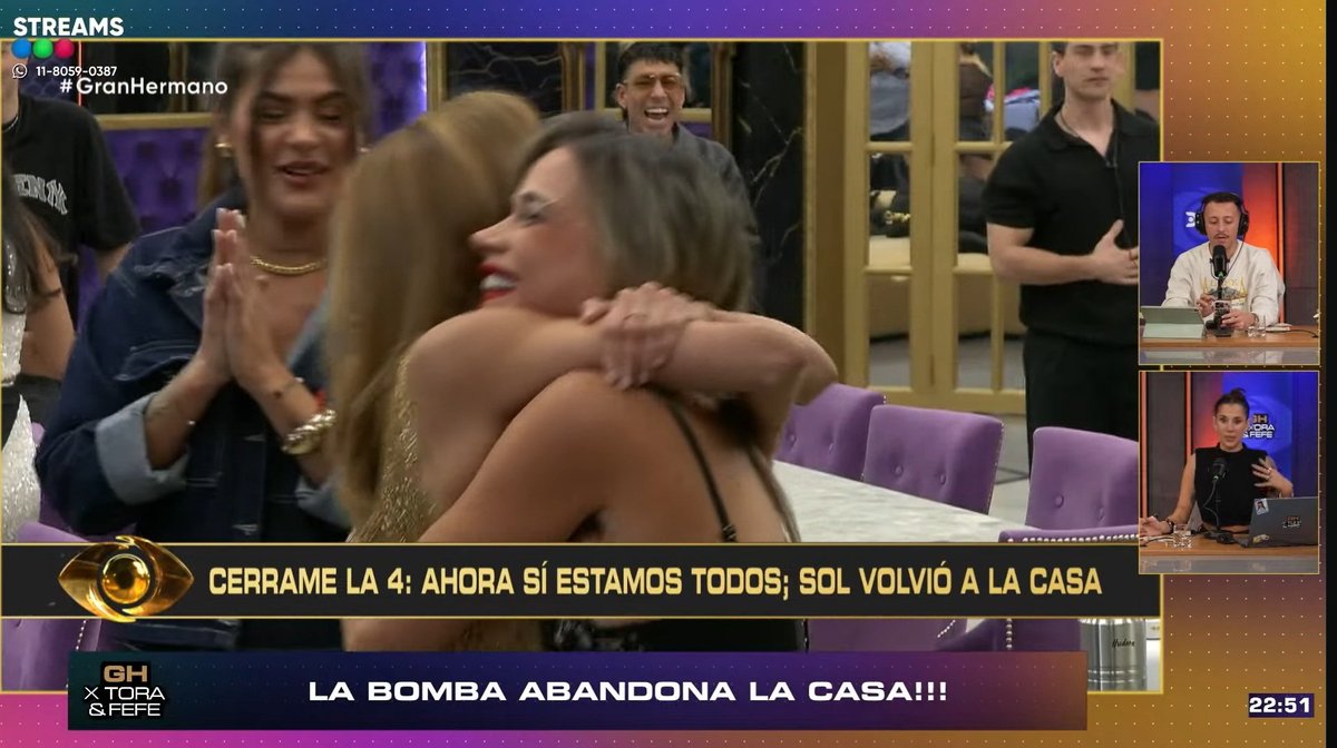 _luu_18's tweet photo. Volvió el show😭

#GranHermanoGeneraciónDorada #gh2026 https://t.co/jv4SQPd9rC