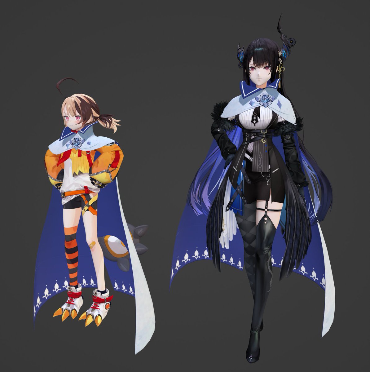 FPantsu's tweet photo. The Cape is now wiggly jiggly. It's my first proper attempt at making a cape with a rig. Hoped it turned out alright! 

Also thank you for 1k followers! thank you for following me on my journey!

The files are in my bio link! Feed back would be appreciated. 

going 2 eep now thx. https://t.co/w6dPrjneDJ