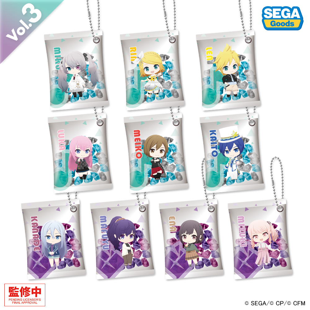 seganewsnavi's tweet photo. 【カプセルトイ】
／
#プロセカ の
カプセルトイに新作が登場！
＼
6月下旬より登場する「カプセルシャカシャカチャームVol.3」はバーチャル・シンガー🎤と25時、ナイトコードで。💻です✅
ぜひゲットしてくださいね😉
https://t.co/xdEEvvN9Pg https://t.co/GEZDg0DMDq