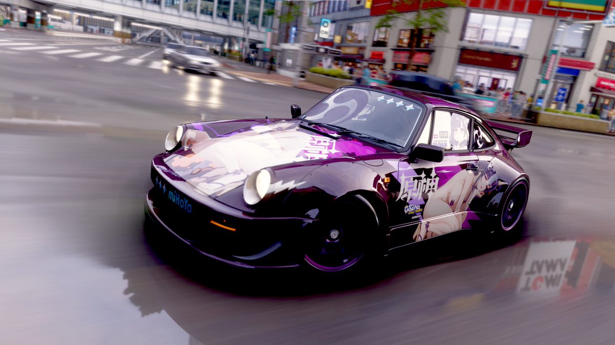 かんせい • 1982 Porsche 911 Turbo 3.3 • Genshin • Raiden Shogun