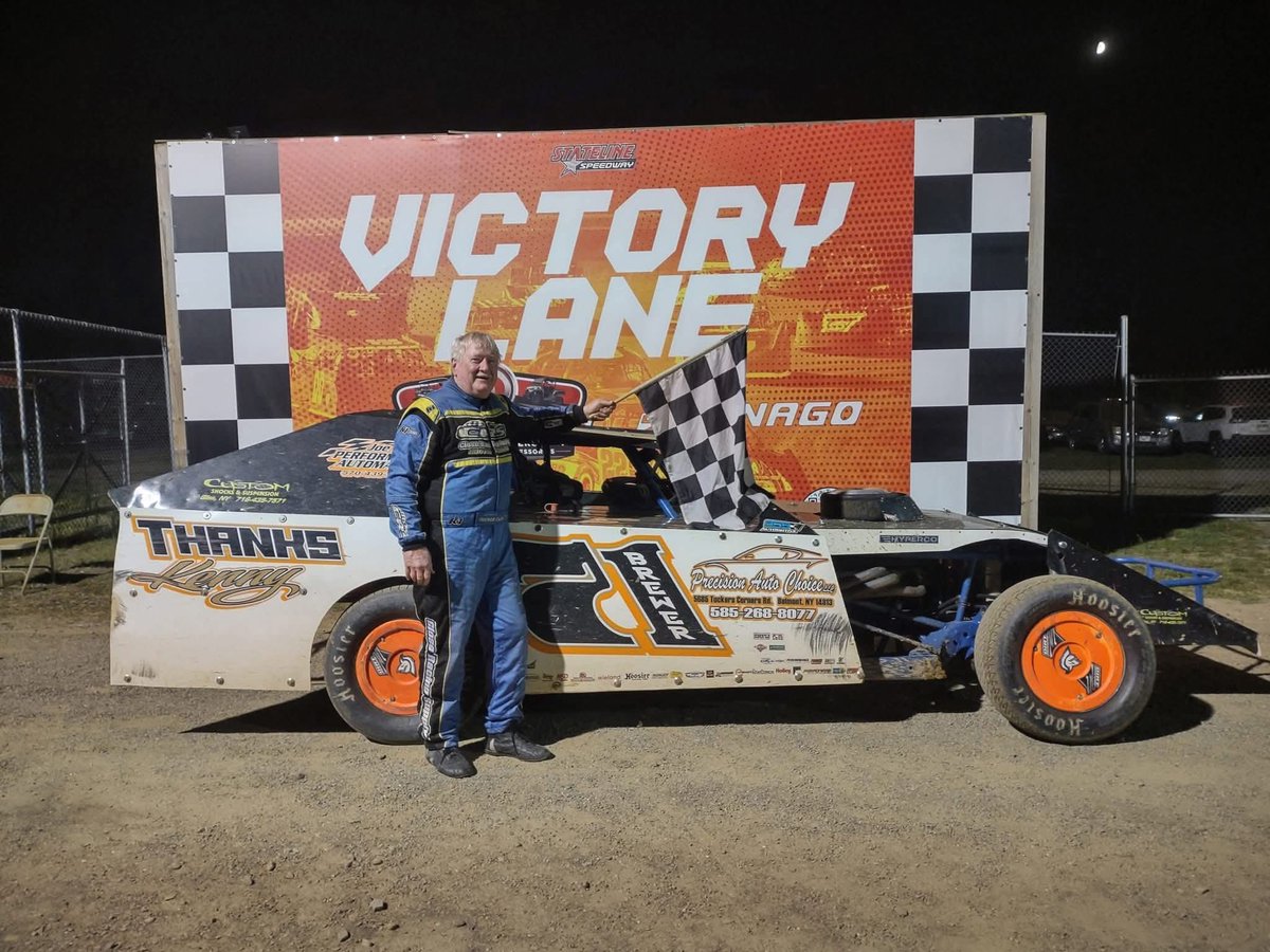 RUSHProMods's tweet photo. Congrats to Al Brewer on winning the season opener @NEWStateline on Saturday for the @HovisAutoSupply RUSH Pro Mods https://t.co/sn746kVlJv
