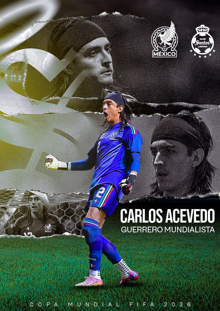 ClubSantos's tweet photo. 🇲🇽🧤 De la Laguna para el mundo.

Hoy, @miseleccionmx  tiene un guardián más listo para defender el arco con orgullo. ¡Mucho éxito, Acevedo! https://t.co/c4fbUDzcZ9