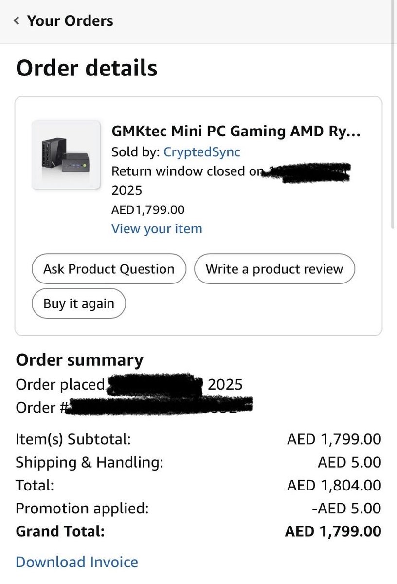 doyouusevim's tweet photo. Я пропустил как выросли цены. В ноябре GMkTec k8 стоил 1800аед на AMD Ryzen 8845hs 32gb RAM, а сейчас 3400аед. 

Причем в Нидерландах цена тоже не 500€, а 909€ https://t.co/eVF1Gkg1re
