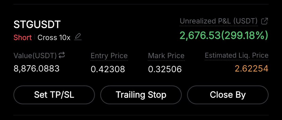Stycrypt's tweet photo. STILL MOVING $STG

ALWAYS FUCK AROUND TO SEE THE OUTCOME, SOME PROFIT SECURED TO ALLOW OTHERS RUN THROUGH 

THANKS BE GOD https://t.co/hnrsUz2sz3