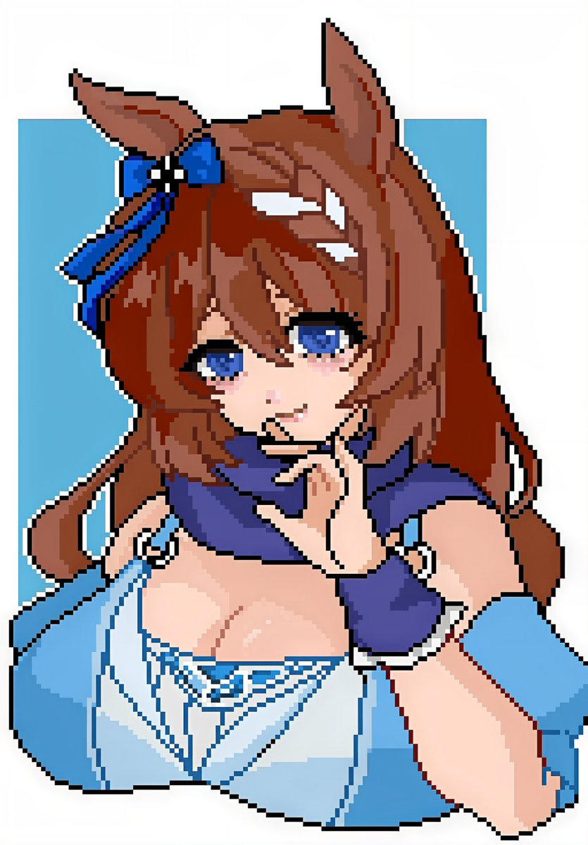 SunsetSta1122's tweet photo. ✨
#umamusme #SUPERCREEK #スーパークリーク #ウマ娘 #ウマ娘プリティダービー 
#pixelart https://t.co/BXP8kytFcI