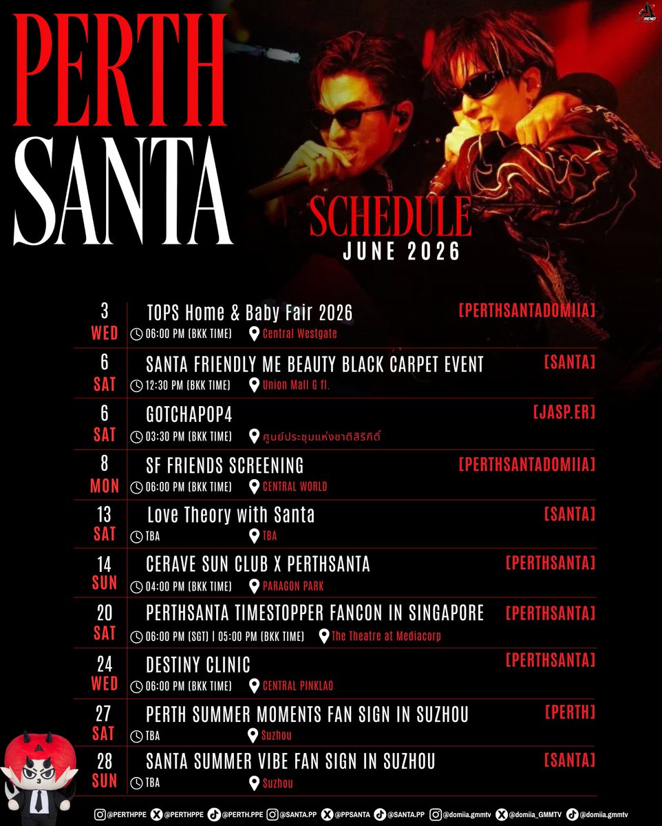 TrendPSClubTH's tweet photo. ♡*📮◞˚UPDATE #ScheduleTrendforPS 💌 ₓ ✧.*.

🖤🤍 JUNE ❤️😈

#PerthTanapon #Santapp #DOMIIA 
#PerthSanta #เพิร์ธแซนต้า https://t.co/1o5mSmGInH