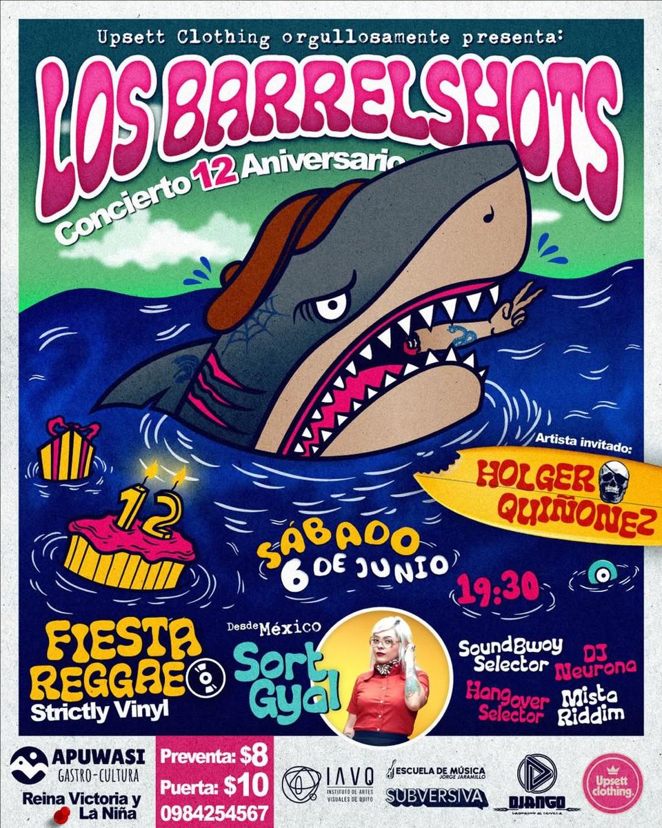 QuitoStageCrew's tweet photo. HOLGER QUIÑONEZ en tremendo cartel! El cual no te puedes perder junto a LOSBARRELSHOTS y más, éste 6 de Junio en el Apuwasi Gastro-Cultura. 

#Roadie 
#BacklineTech https://t.co/pnxxMOfMmu