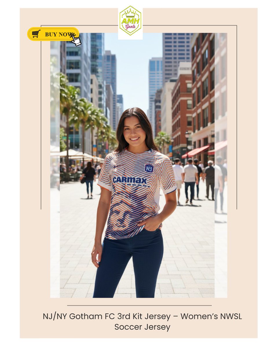 AMHGoodsHoward's tweet photo. Elevate your game with the NJ/NY Gotham FC 3rd Kit Jersey for women—now just $99.99! Show your support in style. Order yours today! #NWSL #WomenInSoccer https://t.co/LLw4JMWjzk