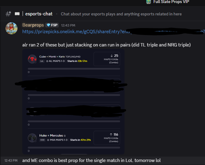 bearpropsdfs's tweet photo. WOW! WHAT A BUMP!

THIS IS WHY YOU NEED TO JOIN THE PREMIUM DISCORD!

POSTED NEARLY 7 HOURS AGO AND I MENTIONED IT WOULD BE THE BEST PROP!

AVOID ALL BUMPS AND GET PAIRS!

JOIN UP TODAY AND 50% OFF FOR THE MONTH OF JUNE!
https://t.co/6qpKhKiZm3 https://t.co/W7SypX2ug6