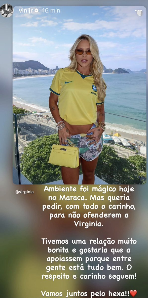 oficialtmfut's tweet photo. PEDIU RESPEITO 

Após a torcida entoar xingamentos contra a influenciadora Virgínia Fonseca no Maracanã logo após marcar contra o Panamá, o atacante Vinicius Jr foi às redes sociais defender a ex-companheira. 

O craque pediu respeito e ressaltou que ambos mantém uma boa relação. https://t.co/XxX4J2JN2r
