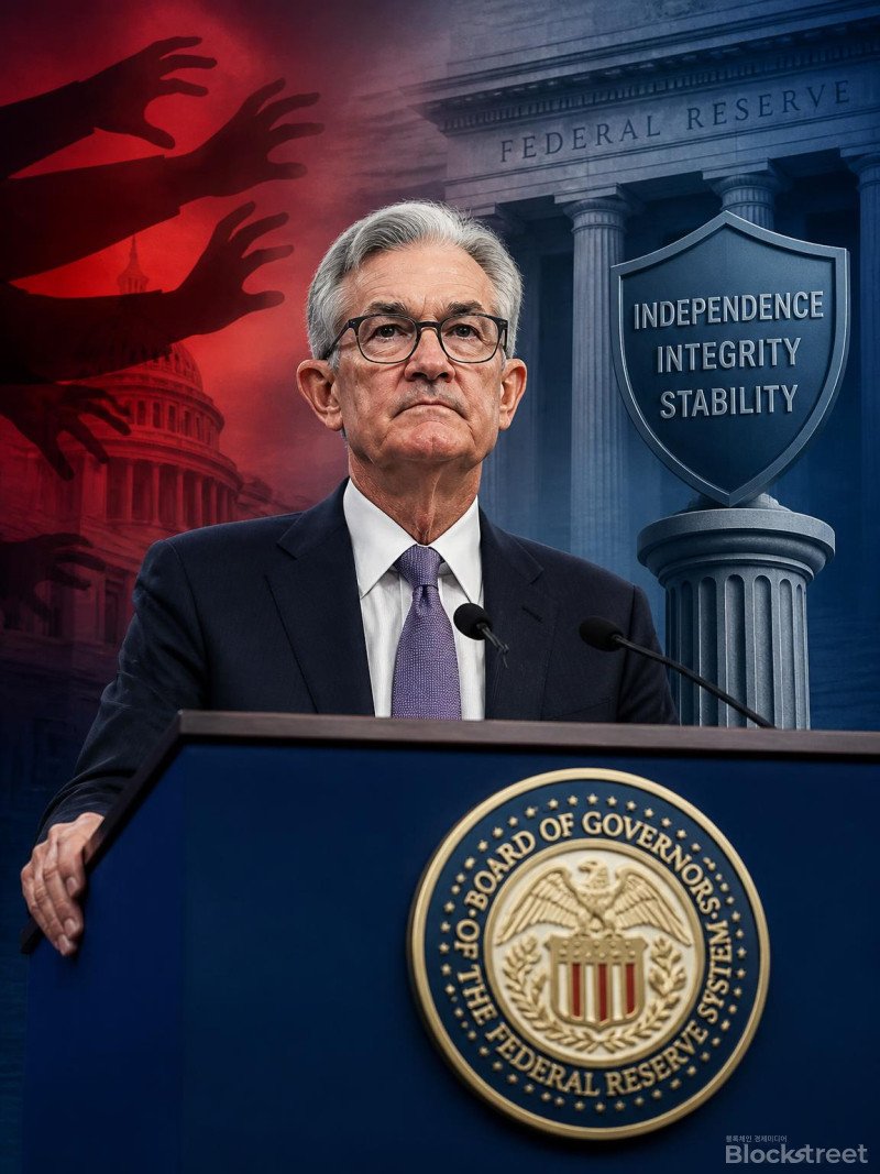 antzcoiner's tweet photo. 파월 现 연준 이사가 美 대통령의 연준(Fed) 관계자 해임 가능성에 대해 강력 경고했습니다. "대통령이 연준 관계자를 해임할 수 있다면 연준의 신뢰도는 하락할 것"이라며 연준과 민주적 기관들이 '압력 테스트'에 직면해 있다고 밝혔습니다. 연준의 독립성 약화는 금리 정책의 예측 불가능성으로 이어져 주식·가상자산 시장 전반에 큰 변동성을 가져올 수 있습니다.
