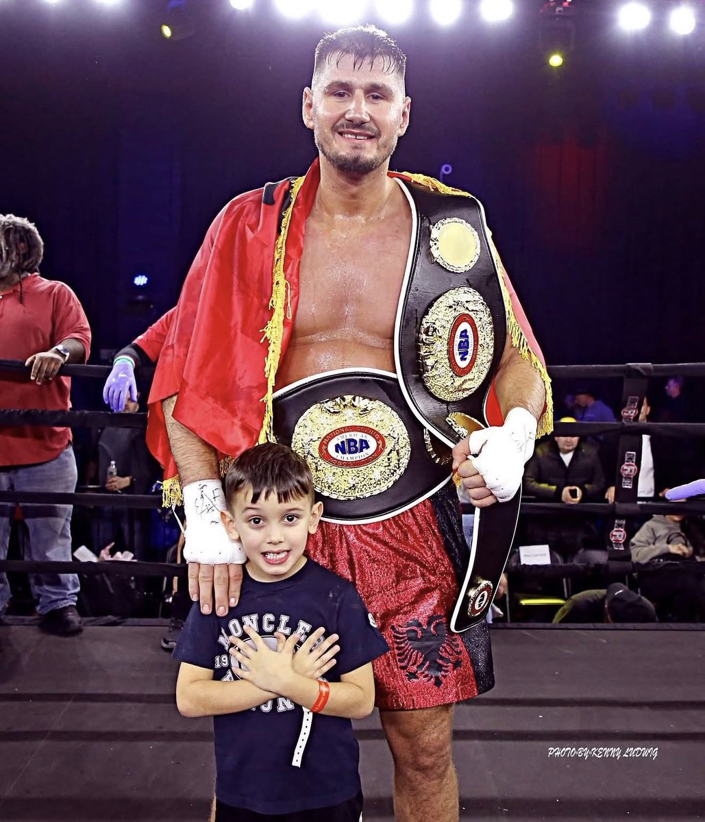 NBABoxing's tweet photo. We are very thankful to Matchroom Boxing Promoter @EddieHearn giving 
(2x) NBA Champion Kristian Prenga this wonderful opportunity to fight Anthony Joshua, Watching the Champions grow is so important to us. https://t.co/H3F1LOULoe