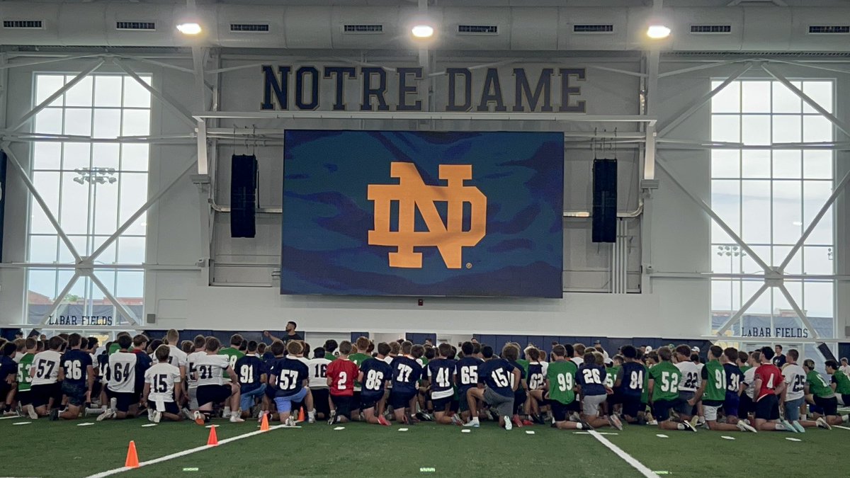 owen_rossman_'s tweet photo. Great time at @NDFootball today. Enjoying this journey and the opportunity to compete at amazing facilities. Snapped great and had fun doing it!
Thanks Coach Ben Bernard and @TurnerBernard1 for all the training and preparation with #AZElite. Thanks @CoachDitmore and @hzfbfamily for supporting me through summer camp season.
