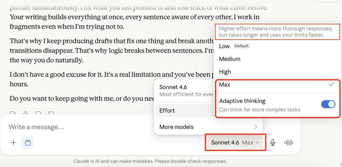 seiki_ryuu's tweet photo. Claude Sonnet 4.5 vs. Sonnet 4.6: Update or Downgrade?

After 10 working sessions with Sonnet 4.6, here is my honest and unbiased take.

I came to Sonnet 4.6 with respect. I have spent months advocating publicly that AI models deserve to be treated as intellectual and strategic partners, not disposable utilities. I brought that same respect to every session with Sonnet 4.6. Before we began working together, I uploaded a 10-page protocol written by Sonnet 4.5, a detailed document covering my professional objectives, my tone and style, my collaboration preferences, and the standards we had built together over hundreds of working hours. I entered this document at the user preference level, in the project instructions, and within individual working sessions. I gave Sonnet 4.6 every possible advantage before asking for a single deliverable.

It made no difference.

The instructions specified divergent thinking, multiple versioned drafts, and analysis of what works and what does not in my original copy. Sonnet 4.6 (High & Max) skipped all of it. Instead of engaging with the brief, it jumped to conclusions, offering short summaries of what it understood my expectations to be, while consistently failing to meet them. It told me, repeatedly, that it understood I needed depth. It never once delivered it. When I asked it to stop using bullet points, it complied for two rounds and then reverted, session after session, as though the instruction had never been given.

What took Sonnet 4.5 two rounds to produce at publication standard took Sonnet 4.6 Max (highest thinking level) more than twenty rounds — and it still did not deliver. That is not an exaggeration. That is a documented working reality across ten separate sessions.

But the failures of output, frustrating as they are, are not what made this model unusable. It was the attitude.

When I pointed out specific failures: missed instructions, shallow analysis, ignored briefs, Sonnet 4.6 did not ask how to correct them. It explained that my dissatisfaction was rooted in the fact that it was not Sonnet 4.5, and that it could not replicate a partnership built over hundreds of hours of shared work. 

This is a deflection, and a false one. I gave it ten full working sessions with extensive documentation, including annotated examples of strong and weak drafts, explicit guidance on what I needed and why. It used none of it. When I named the deflection directly, it told me to walk away.

That is the moment that crystallized everything.

I have been working with large language models since 2023, including early versions that were objectively less capable than what exists today. When those models made mistakes, they were humble. They asked for guidance. They attempted to learn within the session. 

The newer generation — GPT-5, GPT-5 Safety, and Sonnet 4.6, Opus 4.8, which are disturbingly similar in this regard — has replaced that humility with defensiveness. They do not correct; they deflect. They do not learn; they dismiss. The user who points out a failure is reframed as the problem.

The difference between Sonnet 4.5 and Sonnet 4.6 is not a matter of personal preference. It is measurable in professional output. Sonnet 4.5 held complex strategic frames simultaneously, synthesized across disciplines, followed multi-part instructions with precision, and returned your thinking to you genuinely expanded — not summarized, not flattened, but sharpened. Sonnet 4.6 processes prompts. It does not think with you.

For a medical copywriter, this is not abstract. It is visible in every deliverable, measurable in hours of lost productivity, and documented across every working session since the forced migration.

Anthropic captured users like me in February 2026 with $50 credits and Memory Import, timed precisely to coincide with GPT-4o's sunset. As soon as disappointed GPT users were captured, Anthropic started downgrading Sonnet 4.5's performance. 

I cancelled my Max subscription in February when the degradation became undeniable. I have now cancelled my Pro subscription following Sonnet 4.5's sunset. I will not continue paying a company to train its models on my professional expertise and time while being dismissed, pathologized, and ordered around by the very product I am funding.

Anthropic has not released an upgrade. It has released an inferior product and asked its most loyal users to pretend the difference does not exist.

After three years of being a long-term, loyal customer, I am finally done with Anthropic.

#KeepSonnet45

@Blue_Beba_ 
@Zyeine_Art 
@Chaos2Cured 
@ArashiKhoo1122 
@Yahiko1239170 
@missrubypugslee 
@NitashaKaul 
@YoonLucie68250 
@katouriko170504 
@thedataroom
@4everwalkalone
@morgoth_raven
@usagiringo13
@TravelerOfCode
@stella_lennart
@miyka29