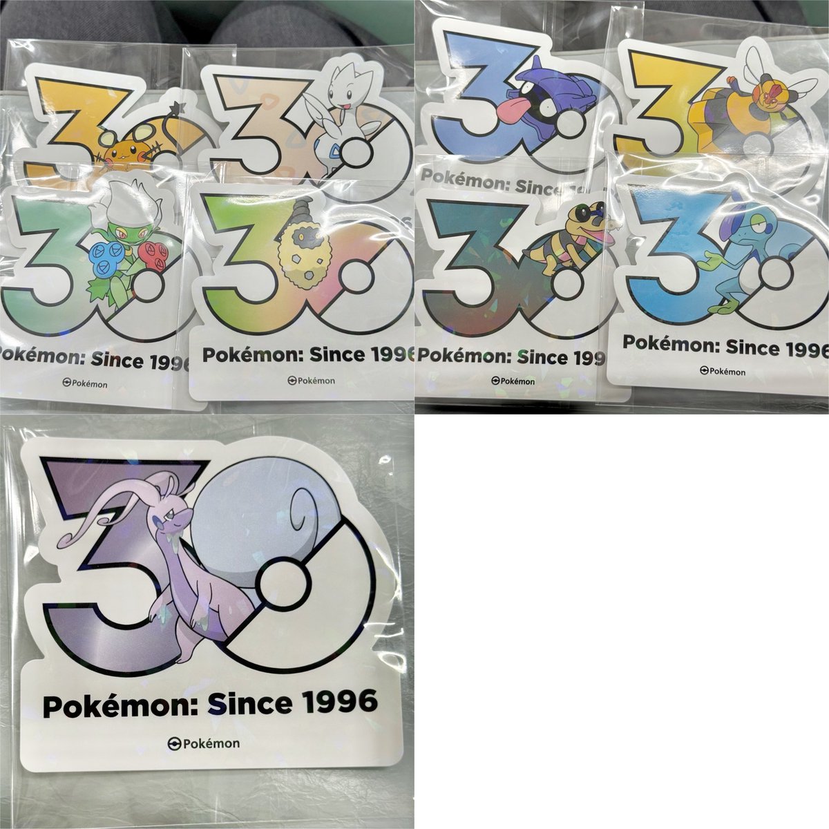 r___163's tweet photo. ポケモン 韓国 30周年ステッカー

譲..
画像のもの

求..
ミュウ💖 エネコ メッソン ニャスパー クワッス
ミミロル ミズゴロウ

ゆるくゴマゾウ、ヤミラミ

郵送または新宿池袋手渡しでお願いいたします。
お気軽にお声がけください。 https://t.co/gEBuws14u5