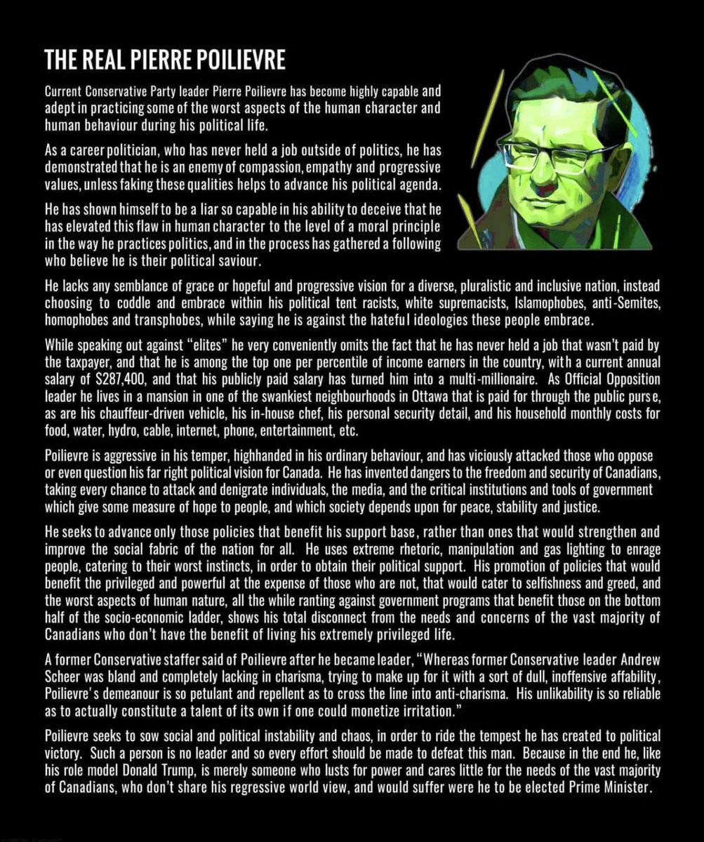 GeoCanetti's tweet photo. @roulinski @PierrePoilievre Well done.......a good precise on the full report: https://t.co/MYwwDmc7l4