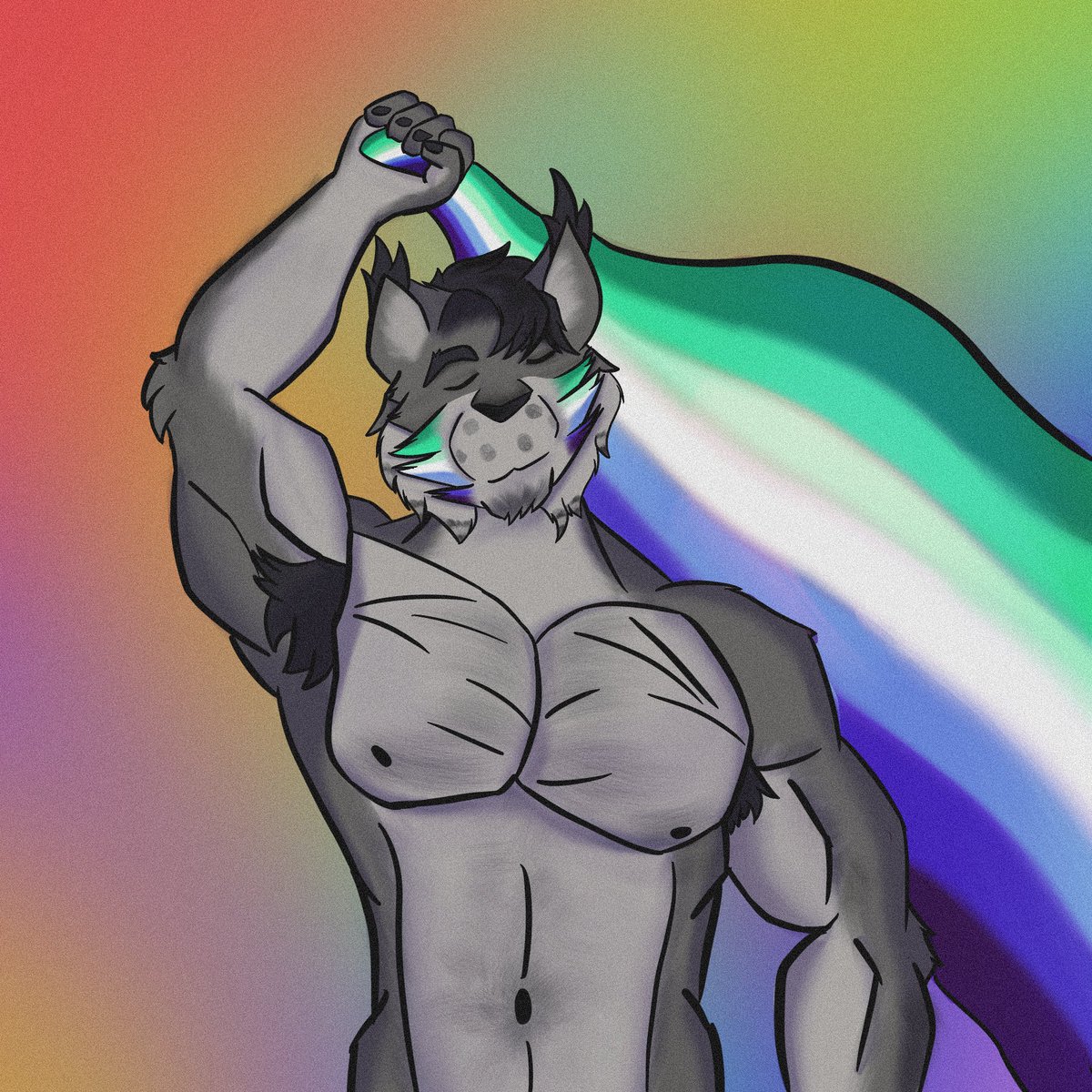 LuynxThe42474's tweet photo. Happy pride month furritos lindos uwu

#PrideMonth #MesDelOrgullo #furryㅤㅤㅤ https://t.co/h6FdThYQUB