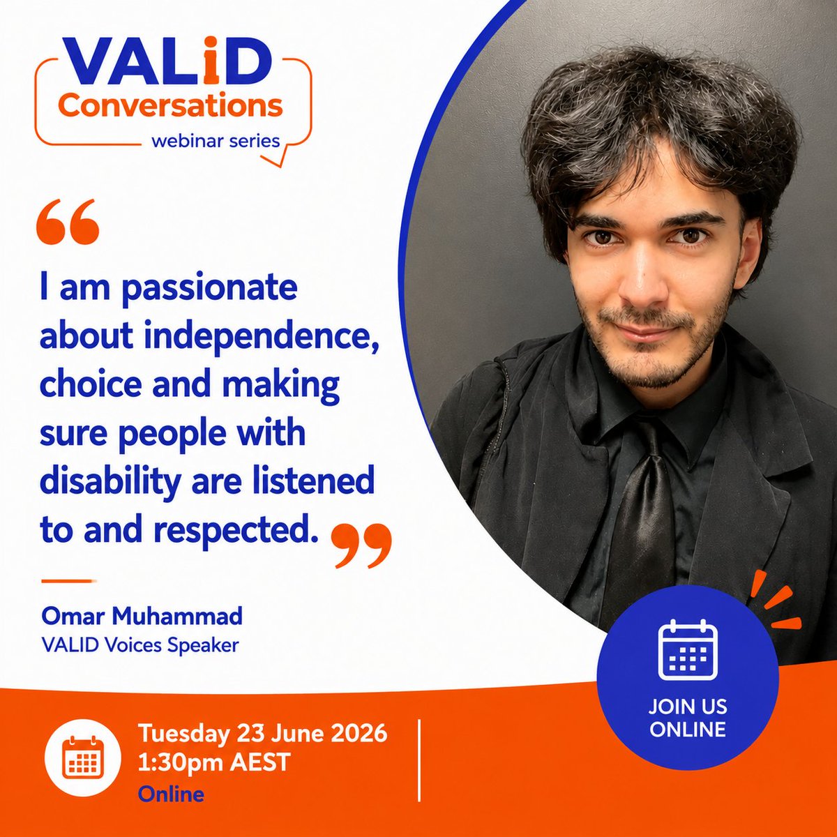 VALID_Inc's tweet photo. The launch of VALID Voices starts here.

Join Omar Muhammad and other speakers as they share their experiences, perspectives and hopes for a more inclusive future.

📅 Tue 23 June 2026

Register: https://t.co/fk7L4C7WO9 https://t.co/MwwGFSvK9v