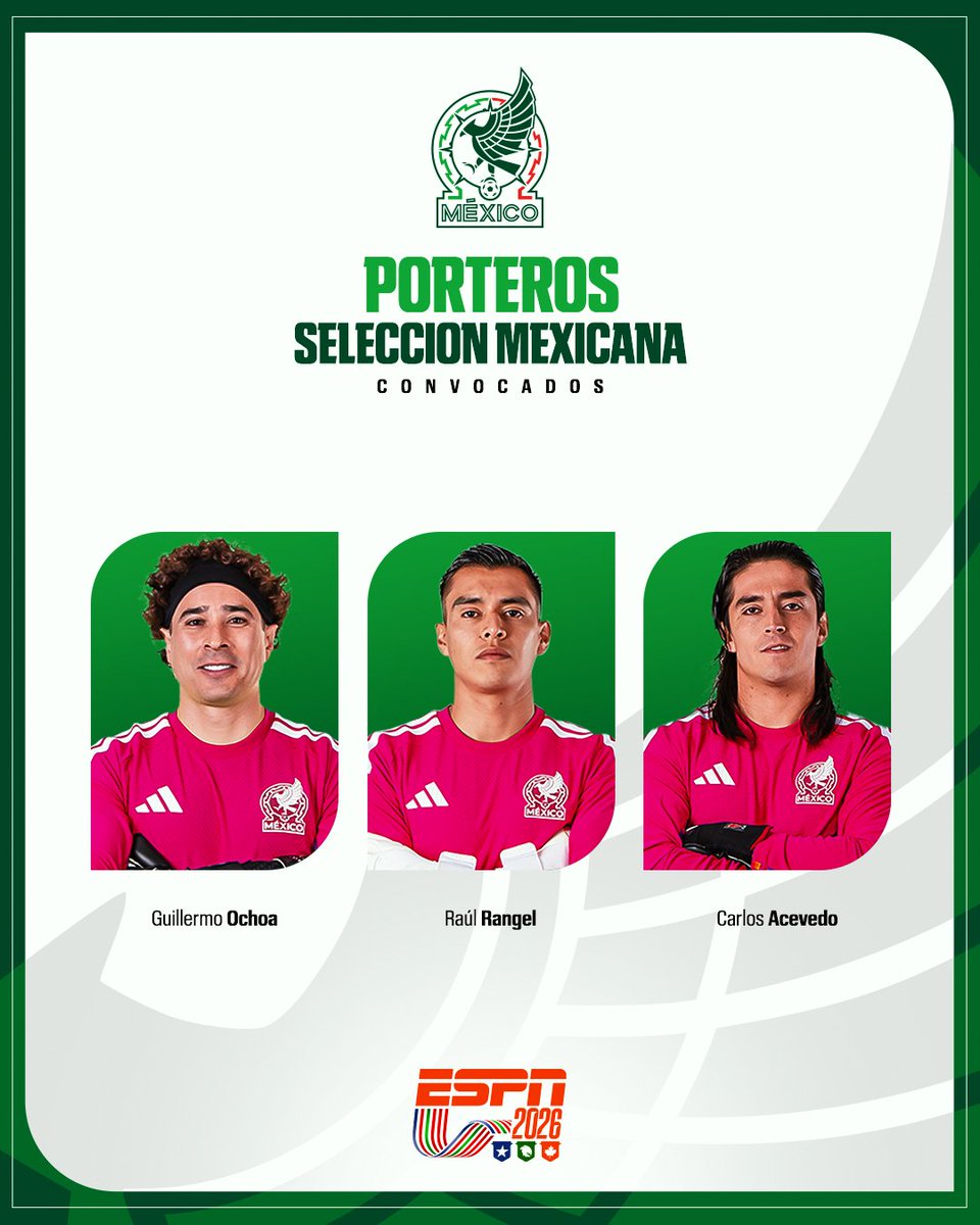 futpicante's tweet photo. 🚨 ¡HABEMUS LISTA DEFINITIVA! 🚨

Los 26 jugadores de México que disputarán el mundial en casa 🇲🇽 ⚽

Sexto y último mundial de Memo Ochoa 😱

La convocatoria de Javier Aguirre es:___________ https://t.co/m5IKM4KJaT