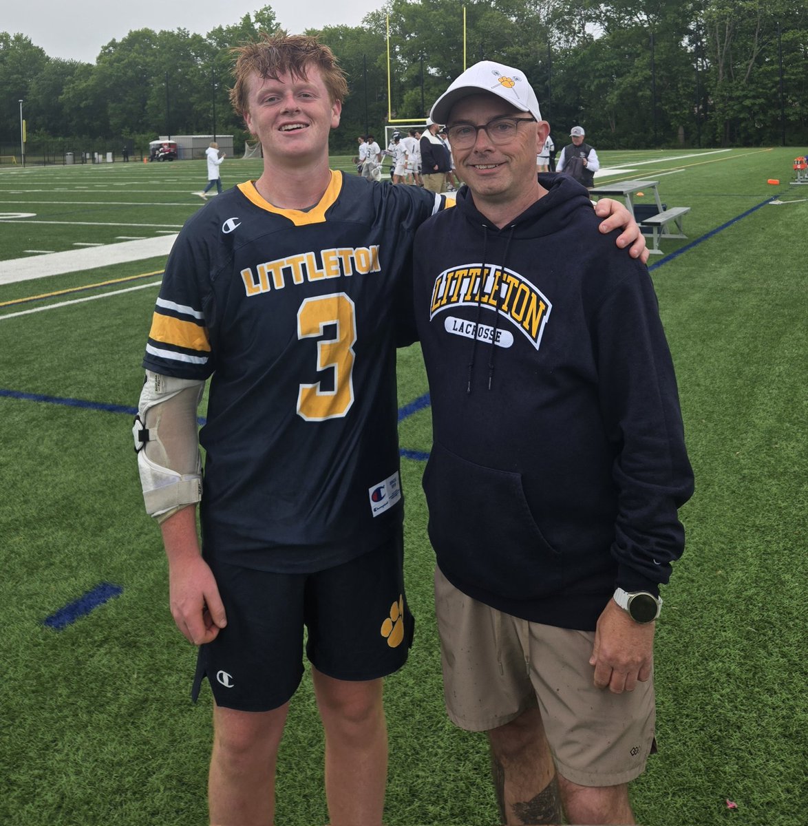 mparklax's tweet photo. And that's a wrap. We lost in the playoffs today (way undermanned)  to wrap up a 9-7 season. Liam had a goal and 4 🍎 giving him a team high 71 pts on the season. It was bittersweet as it's the last time I'll be on the sidelines with my best bud. https://t.co/1PQf06V9a4