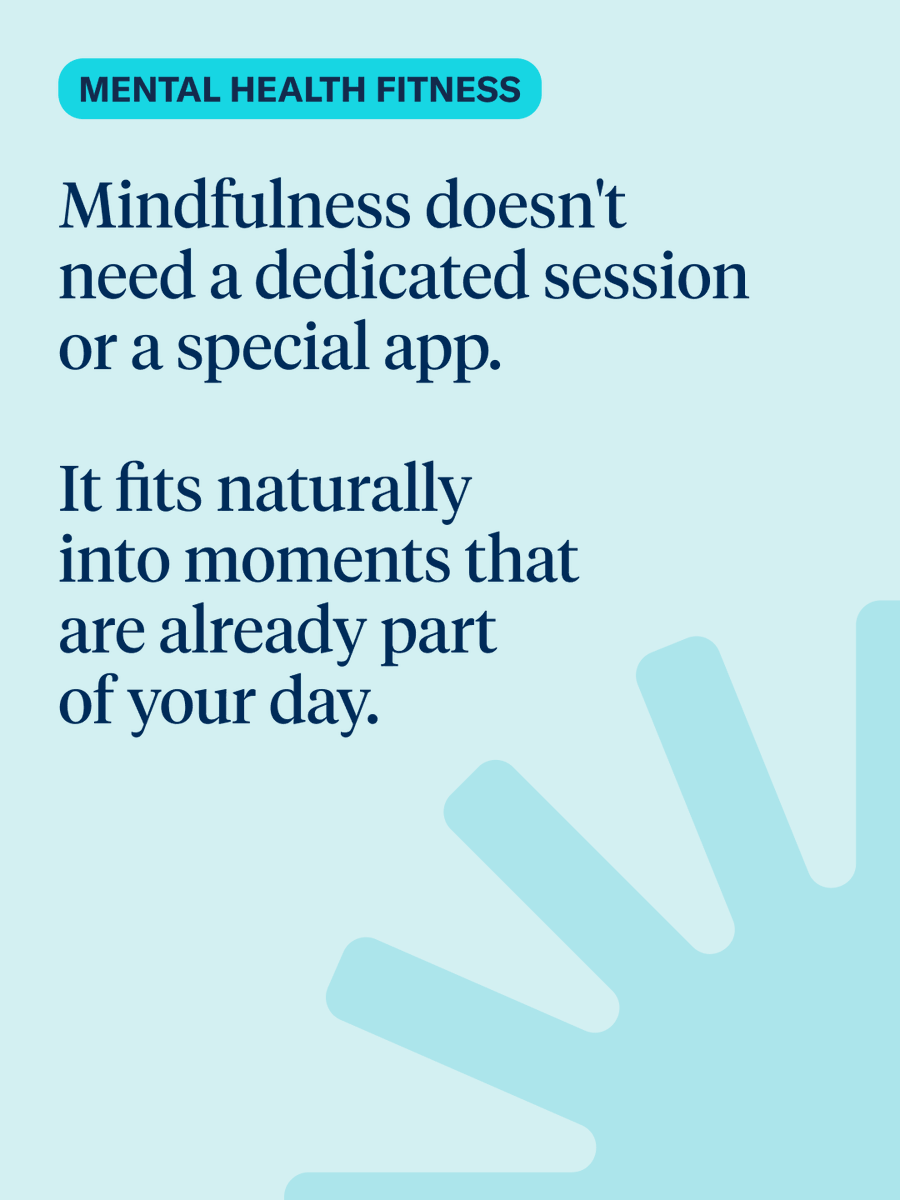 childmindinst's tweet photo. Mindfulness doesn't have to mean meditation apps or carved-out sessions — it can live inside the moments you're already having. Dinner, a walk, bedtime, a quiet journal — these are all opportunities hiding in plain sight. https://t.co/v2kyPd8Z8n