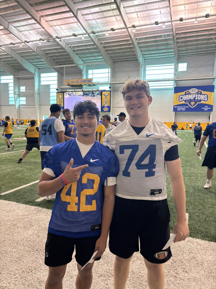 cebulaaiden's tweet photo. Blessed for the opportunity to learn compete at @Pitt_FB camp today! Thank you for everyone who had supported me thus far. Learned from some amazing players and coaches and had a great time. @hutchinstev09 @BologaNEFB @coachpoulson @NE_BobcatFB @coachdaoust @coachcsanders @CoachDuzzPittFB @AdamCalt 
#Pitt #Football #Onepercent