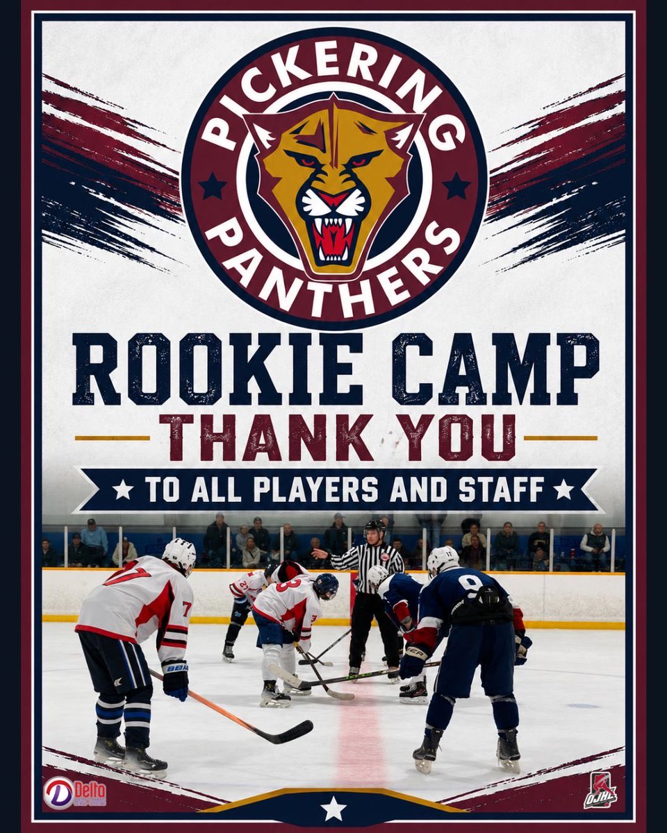 PanthersOJHL's tweet photo. Thanks to All Players and Staff for this weekends Rookie Camp

#PlacetoPlay #OJHL https://t.co/6NUuQJPZT7