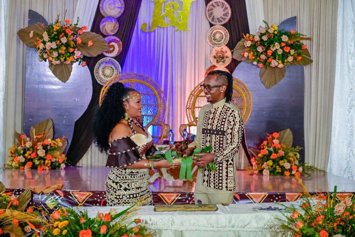 LittleSteps_BS's tweet photo. 💍❤️ LOVE IN THE AIR! Kirinyaga Governor Anne Waiguru’s son, Ian, has officially tied the knot with his longtime girlfriend, Joanne, in a stunning traditional wedding ceremony attended by family and close friends. https://t.co/bXDzLimAYm
