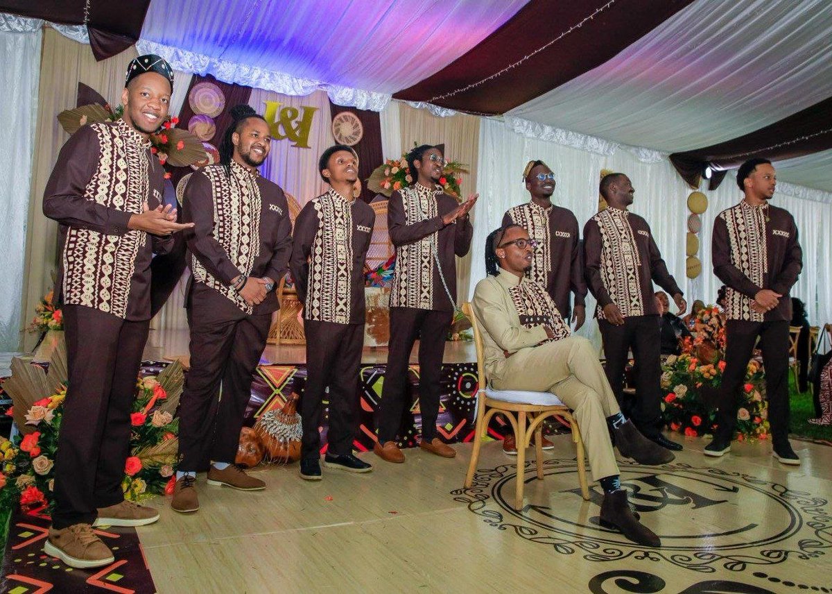 LittleSteps_BS's tweet photo. 💍❤️ LOVE IN THE AIR! Kirinyaga Governor Anne Waiguru’s son, Ian, has officially tied the knot with his longtime girlfriend, Joanne, in a stunning traditional wedding ceremony attended by family and close friends. https://t.co/bXDzLimAYm